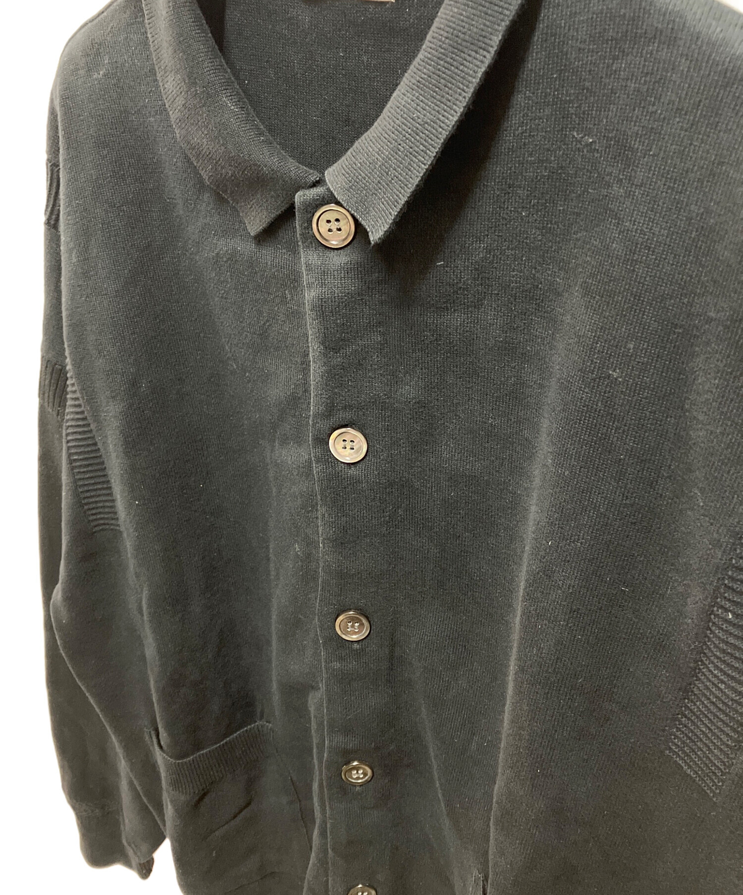中古・古着通販】yashiki (ヤシキ) カーディガン ブラック サイズ