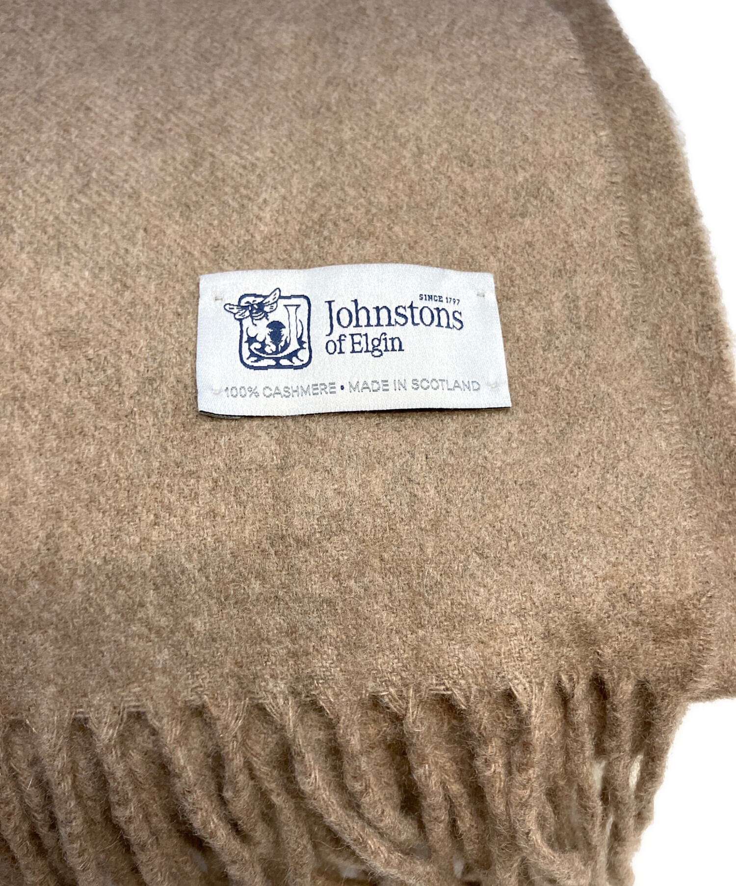 中古・古着通販】JOHNSTONS (ジョンストンズ) カシミヤ大判マフラー