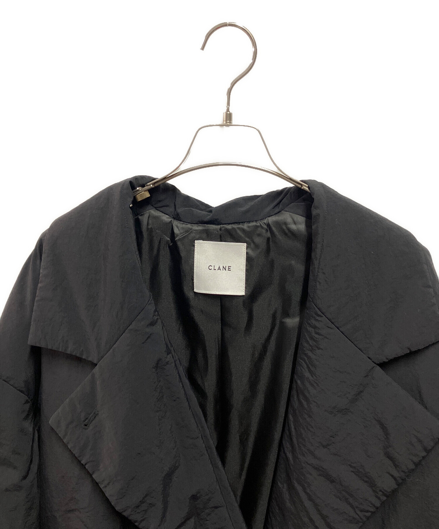 中古・古着通販】CLANE (クラネ) COLOR DOWN CHESTER COAT ブラック