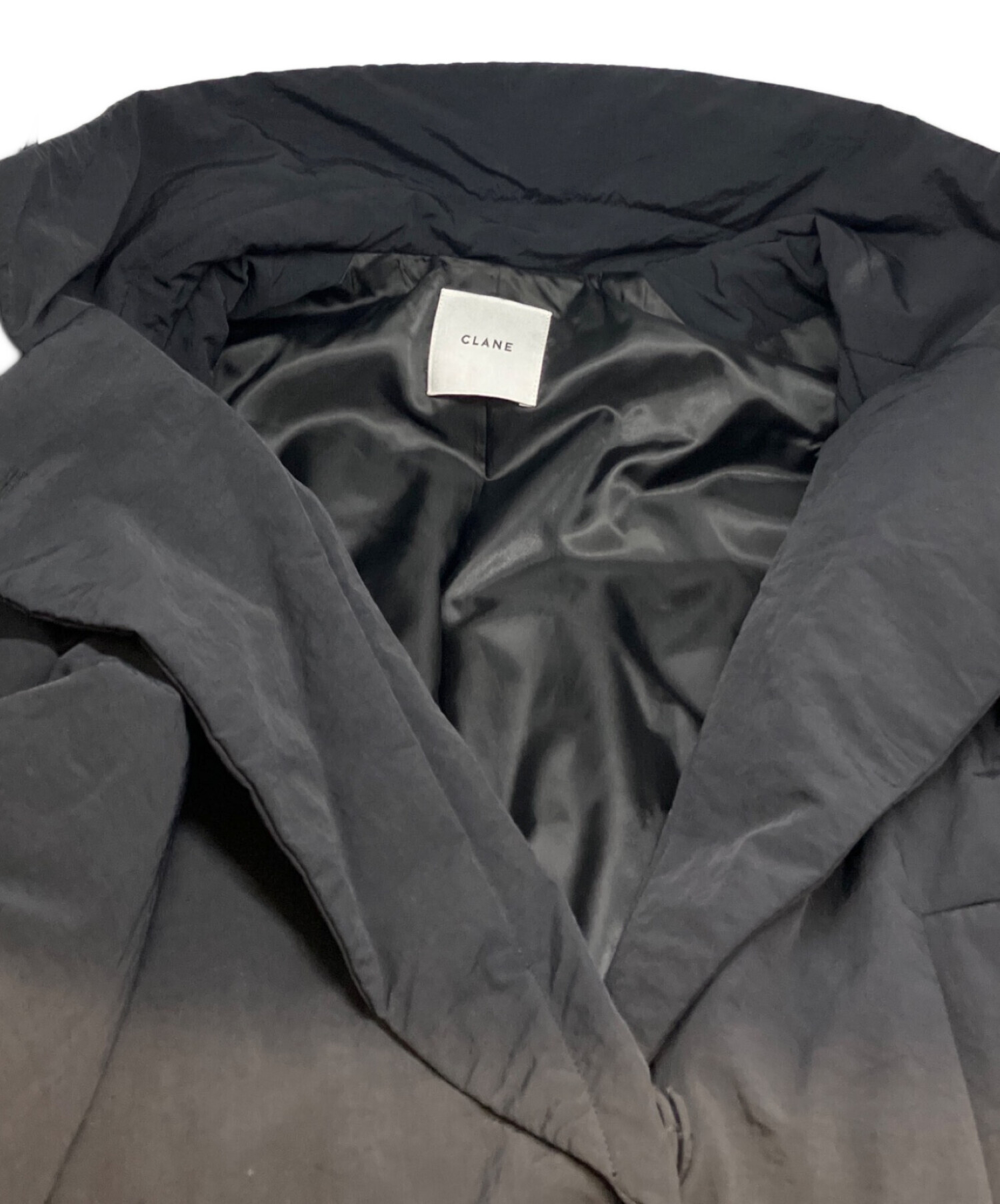 中古・古着通販】CLANE (クラネ) COLOR DOWN CHESTER COAT ブラック