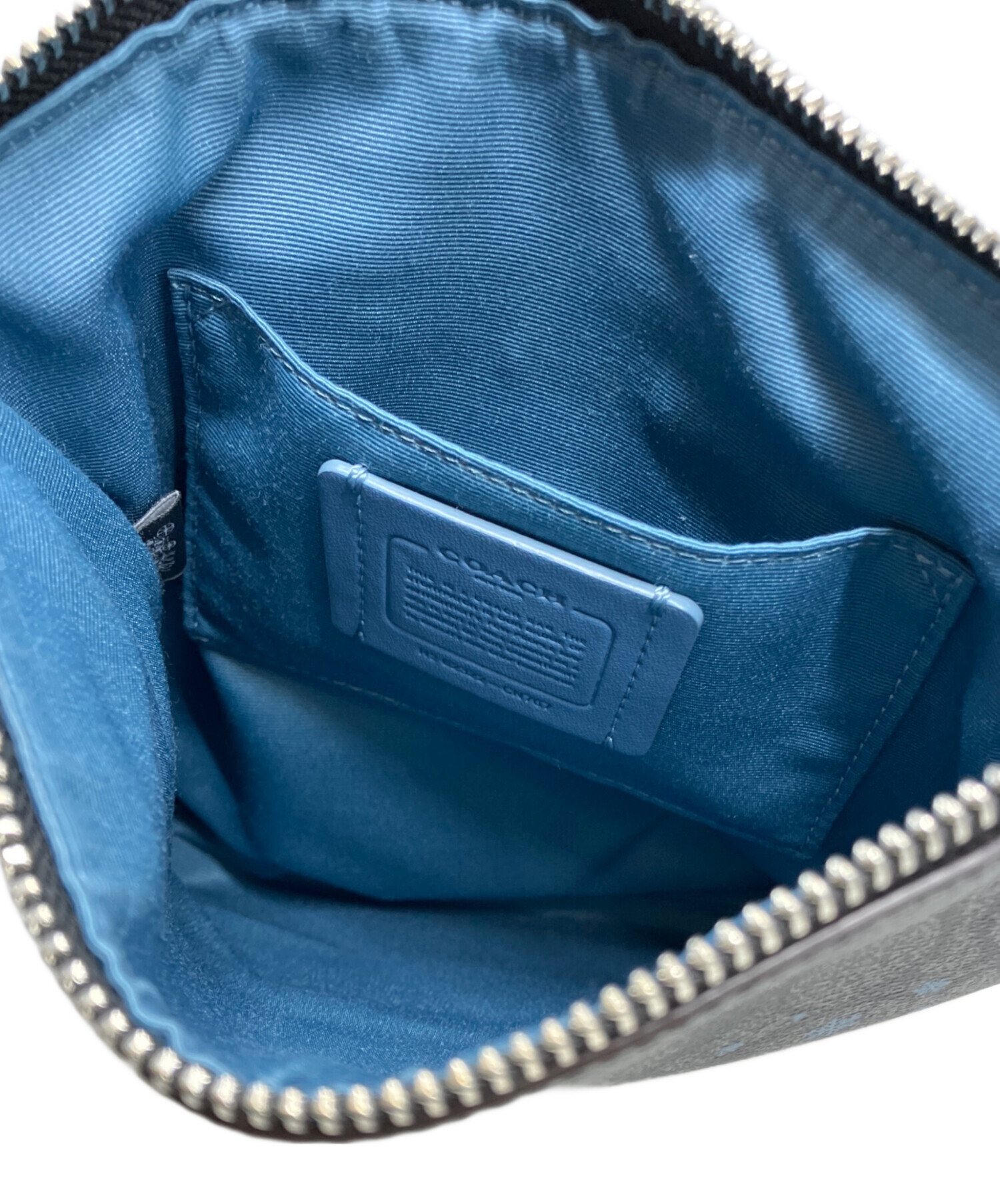 中古・古着通販】COACH (コーチ) シグネチャーPVCショルダーバッグ