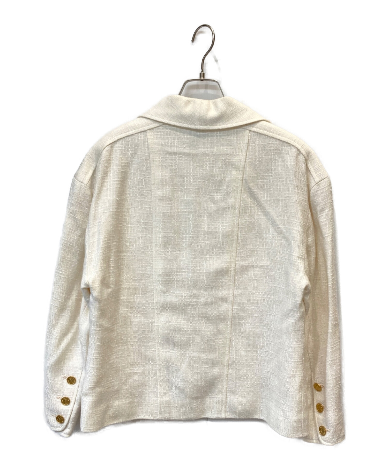 中古・古着通販】CHANEL (シャネル) ヴィンテージ金ボタンツイード 