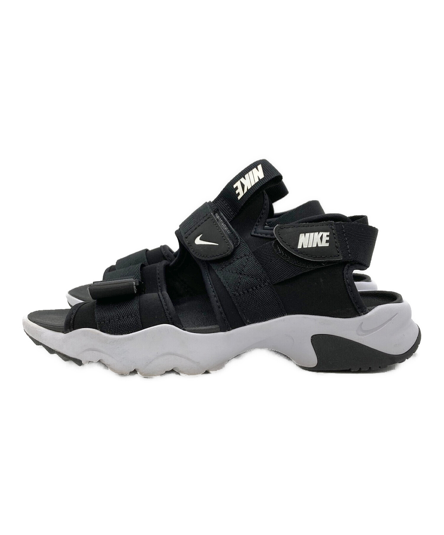 中古・古着通販】NIKE (ナイキ) キャニオンサンダル ブラック サイズ
