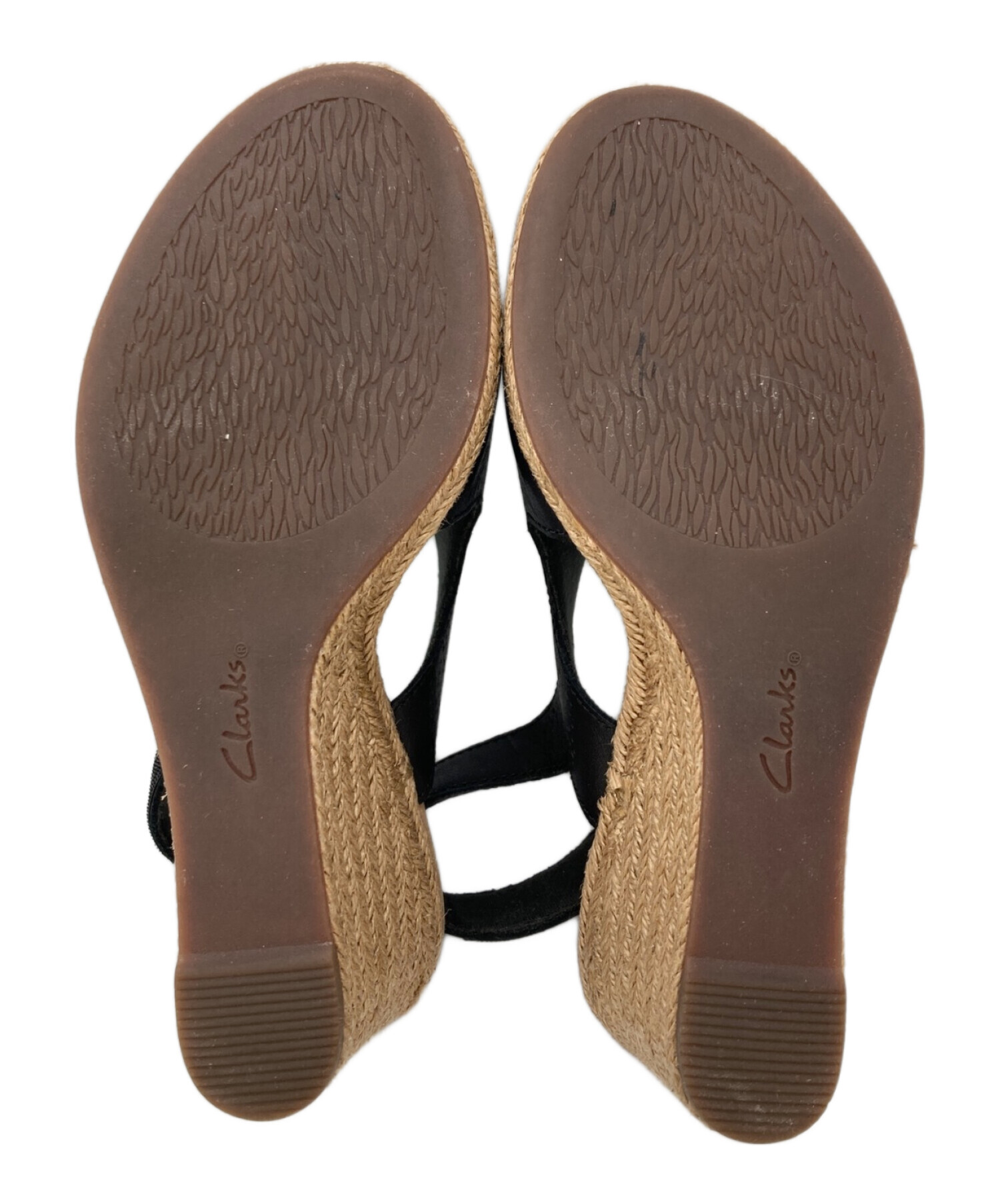 中古・古着通販】CLARKS (クラークス) サンダル ブラック サイズ:22cm