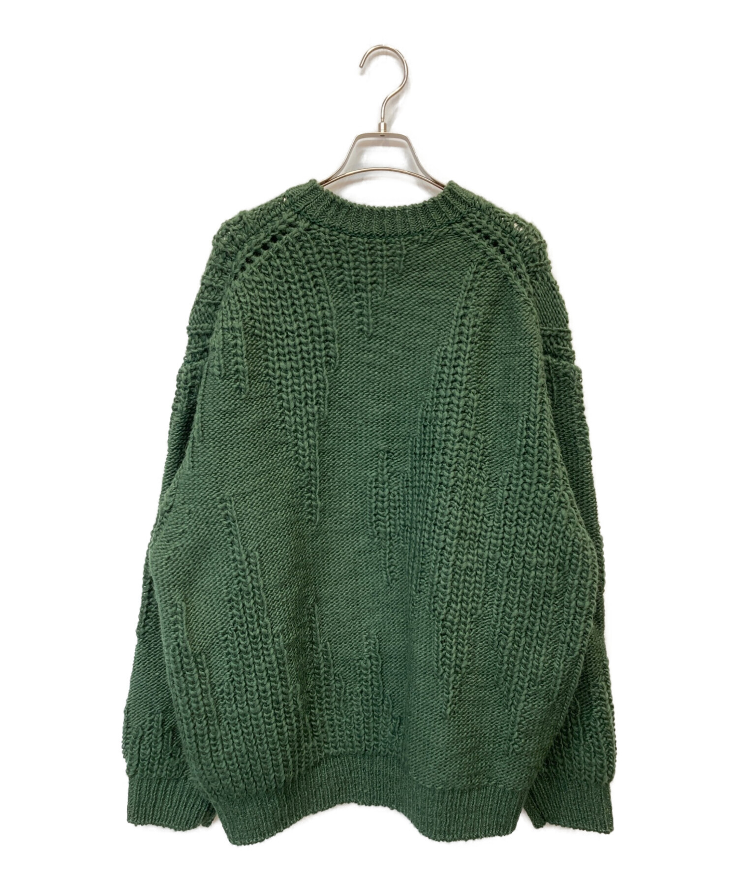 中古・古着通販】YOKE (ヨーク) IRREGULAR KNITTED CREWNECK