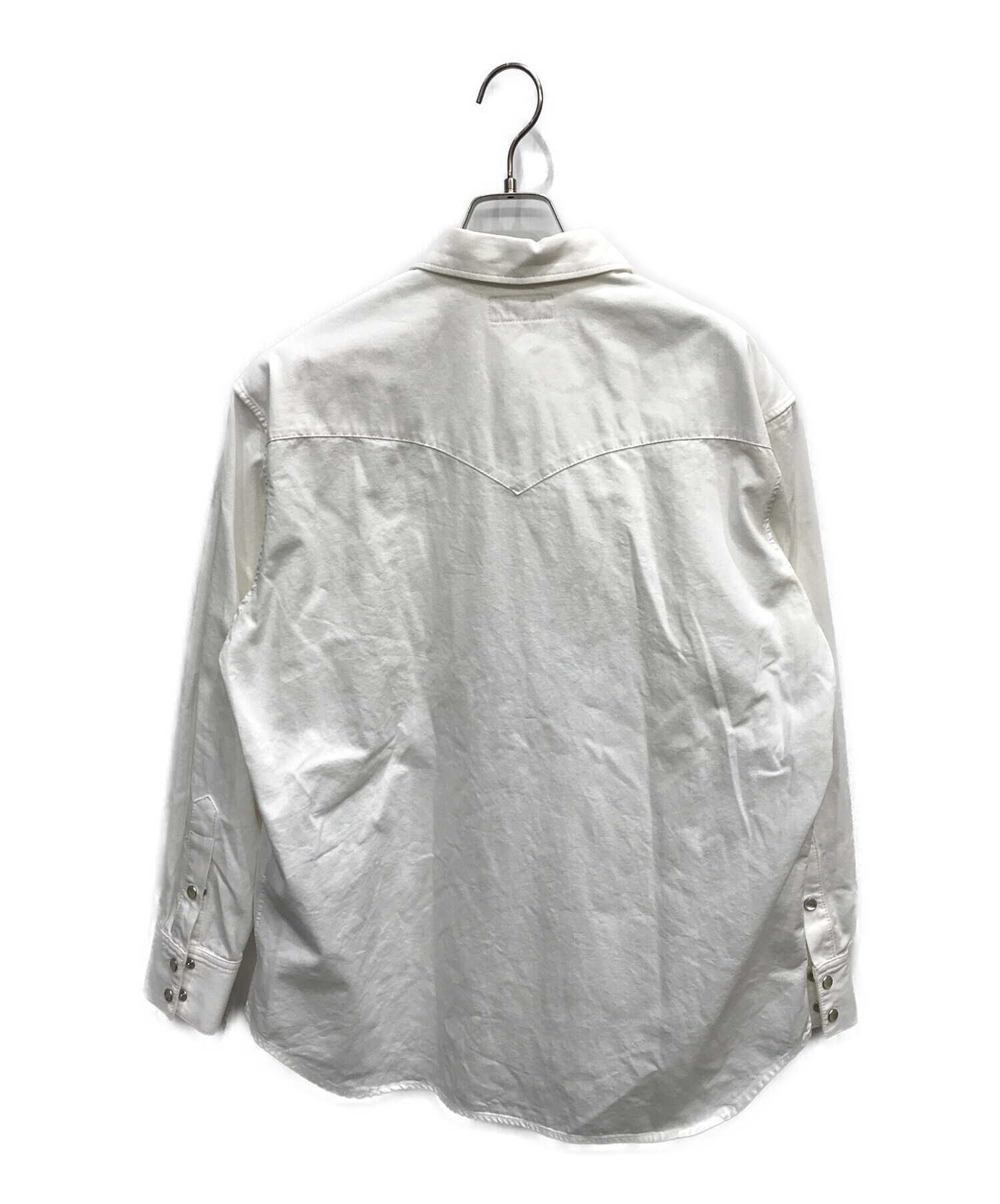 中古・古着通販】CELINE (セリーヌ) コットンウエスタン長袖シャツ