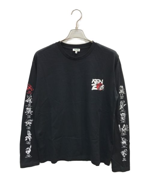 中古・古着通販】KENZO (ケンゾー) Kanji Logo Crest LS Tee M