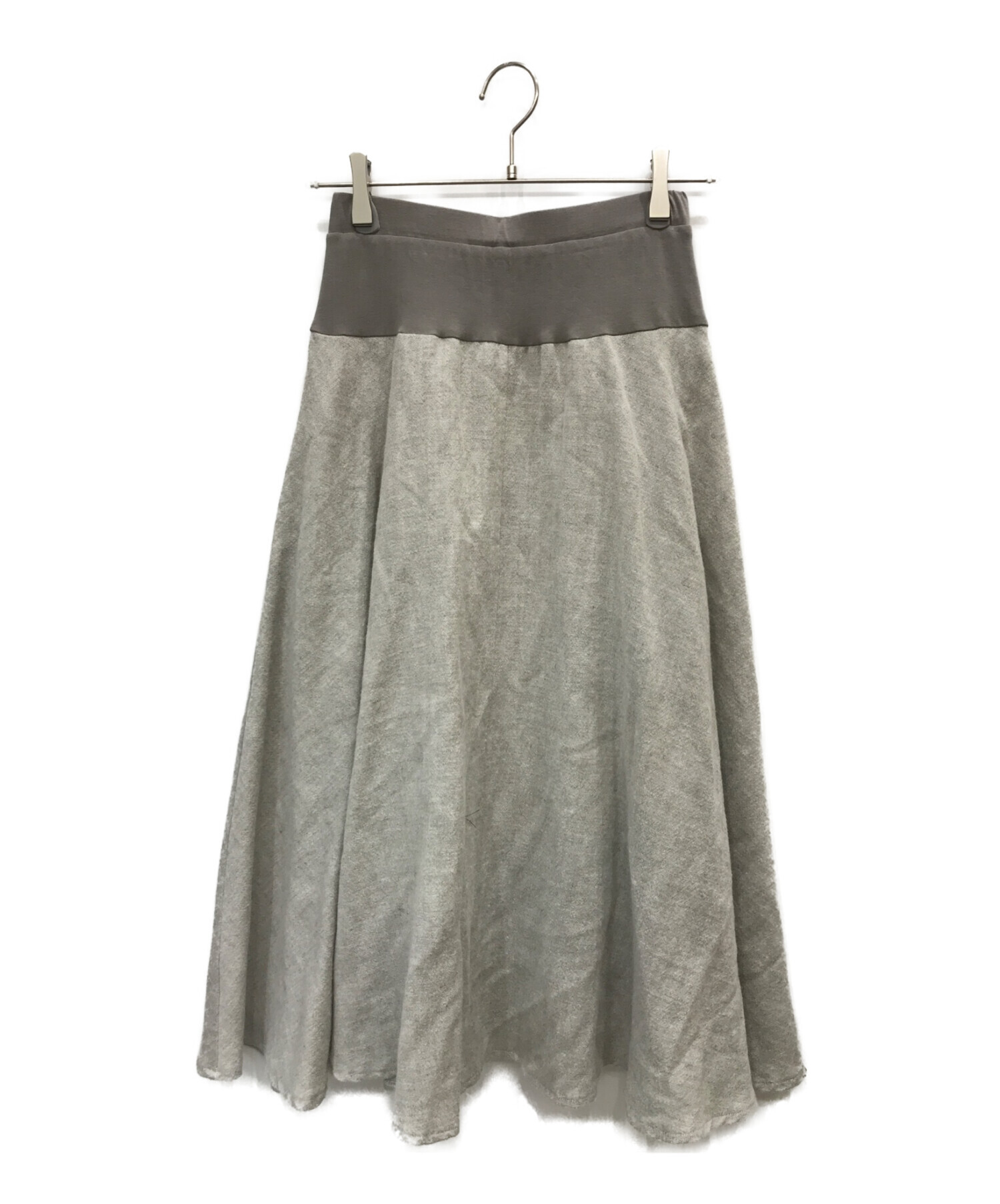 中古・古着通販】BEARDSLEY (ビアズリー) リネンウエストリブスカート