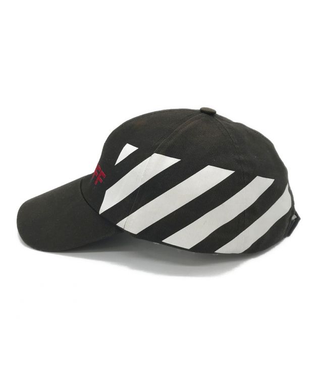 中古・古着通販】OFFWHITE (オフホワイト) キャップ ブラック