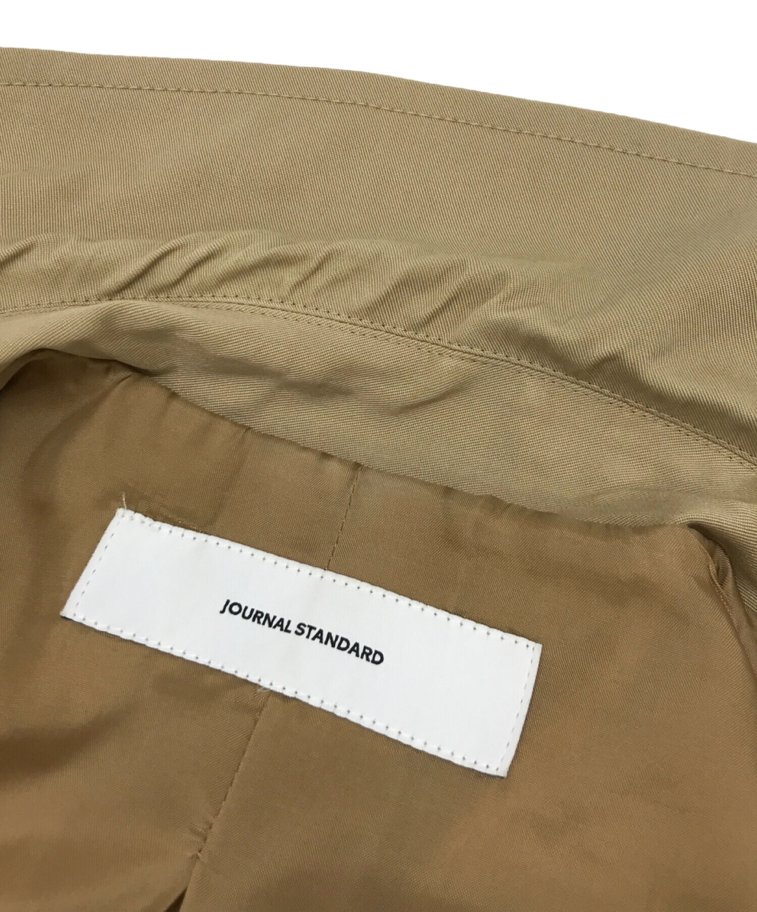 新品未使用品！！JOURNAL STANDARD ベージュトレンチコート JOURNAL STANDARD 「JOURNAL STANDARD」 トレンチコート FREE