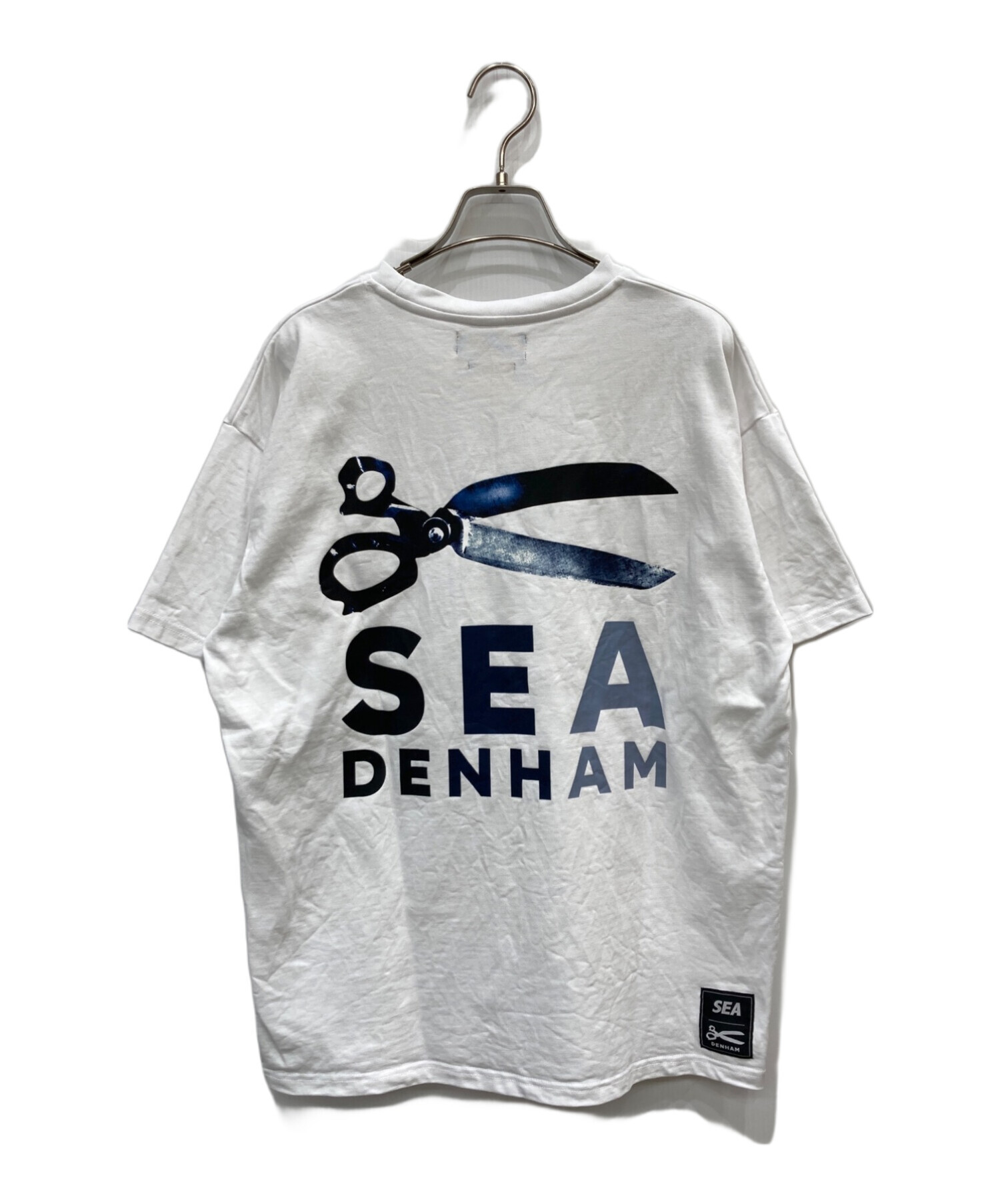 L】WIND AND SEA DENHAM Razor Tee ネイビー SEA DENHAM Razor \