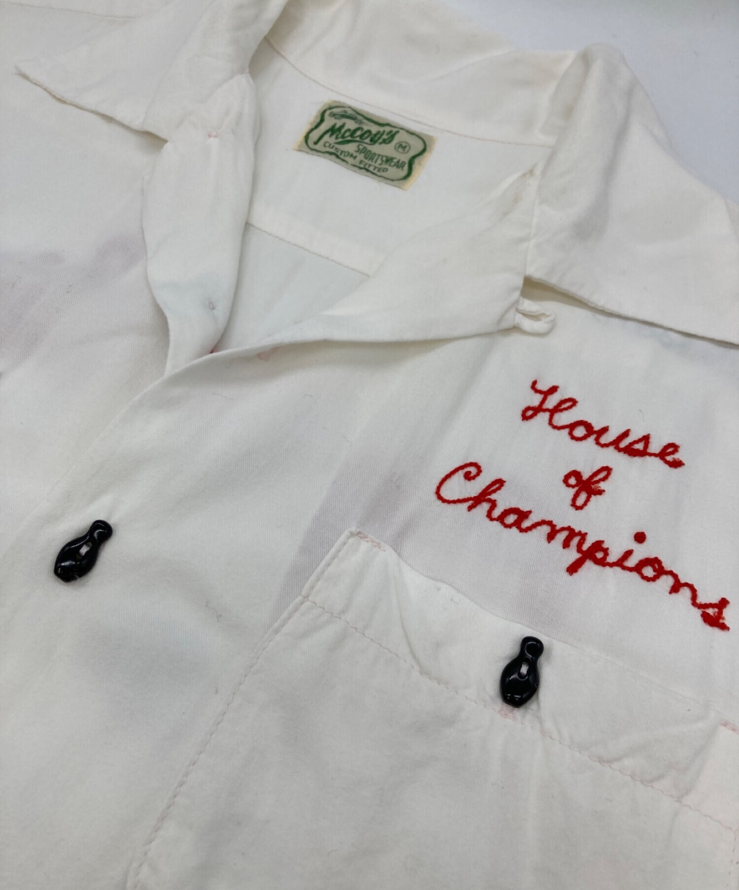中古・古着通販】McCOY'S (マッコイズ) ボーリングシャツ ホワイト
