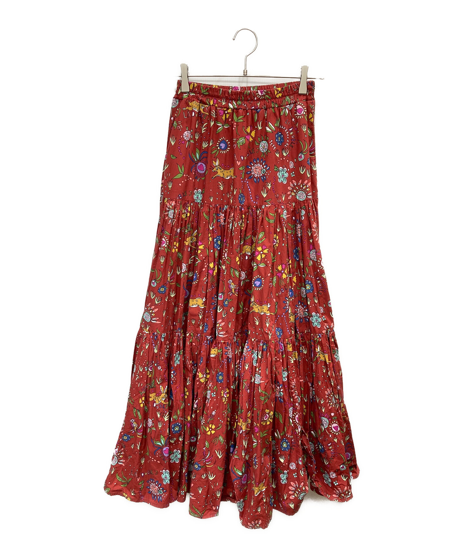 中古・古着通販】La DOUBLE J. (ラダブルジェイ) ティアードスカート