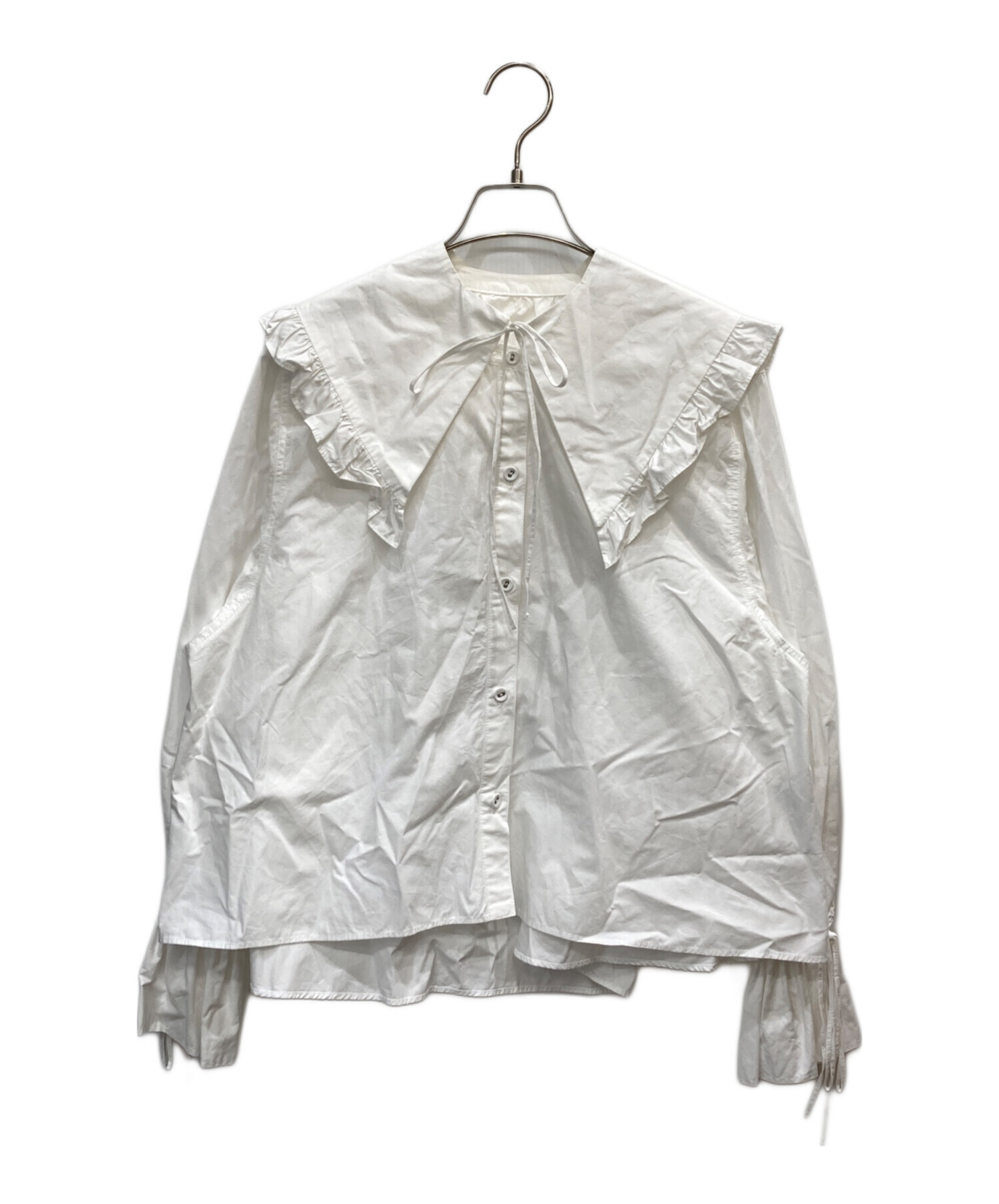 中古・古着通販】Gypsohila (ジプソフィア) 付け襟シャツ ホワイト