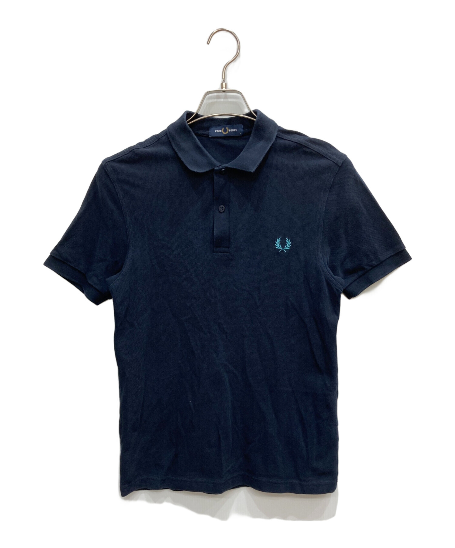 中古・古着通販】FRED PERRY (フレッドペリー) ポロシャツ ネイビー 