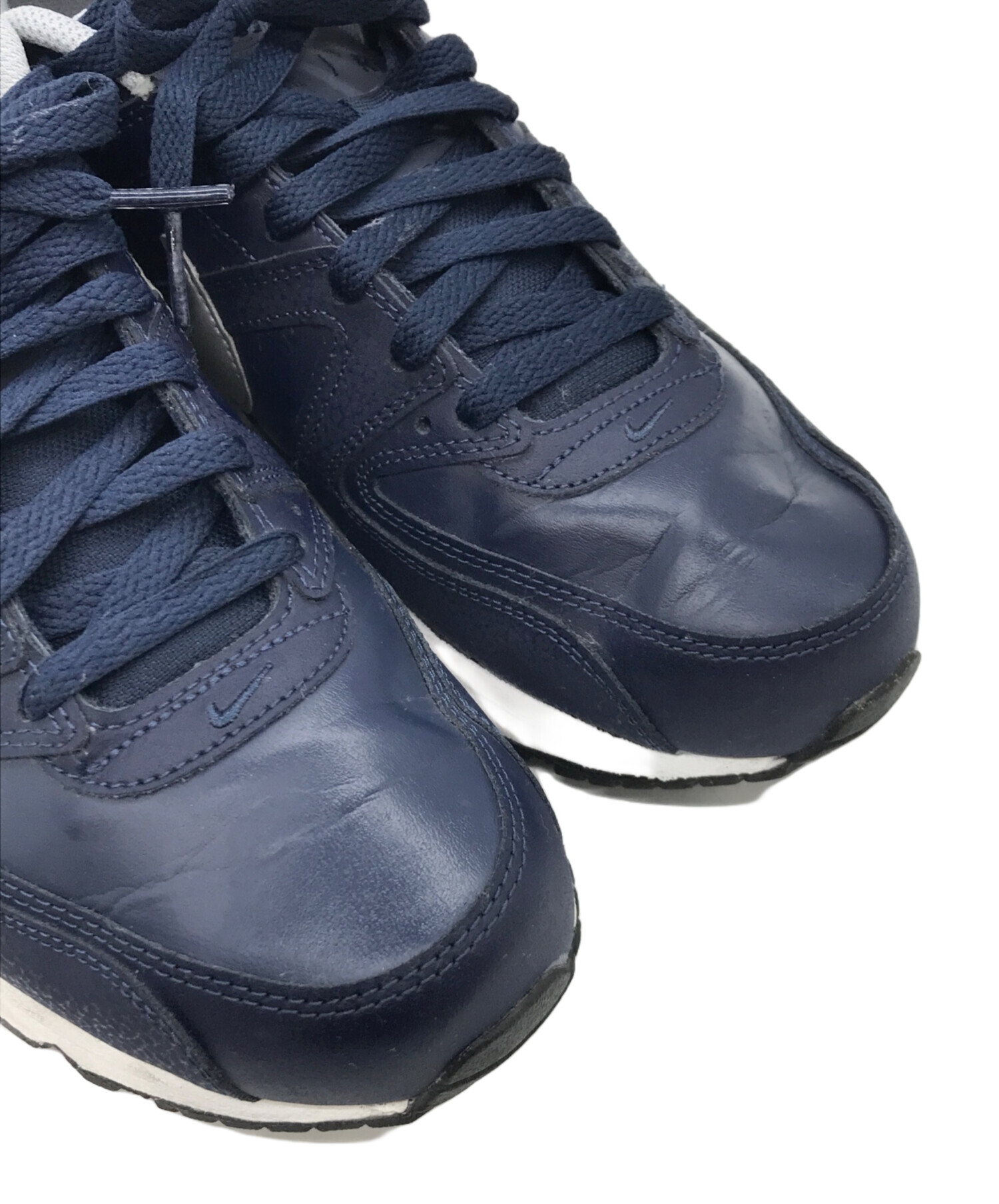 中古・古着通販】NIKE (ナイキ) AIR MAX COMMAND LEATHER ネイビー 