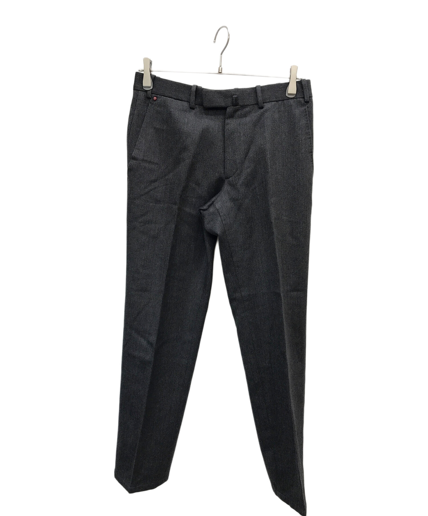 BERNARD ZINS(ベルナール ザンス) スラックス ウール グレー 中古・古着通販】BERNARD ZINS (ベルナール ザンス) ウールスラックス