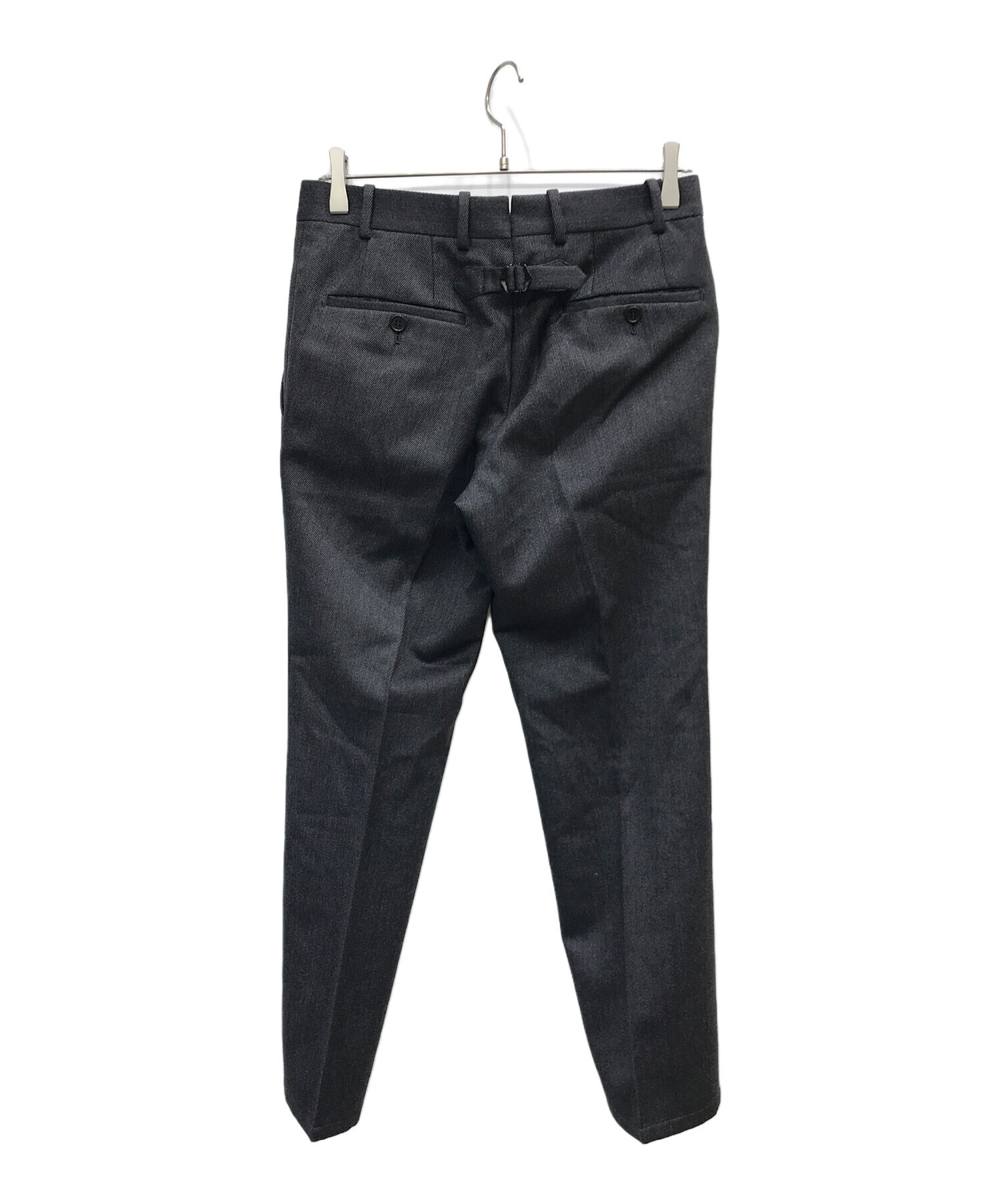 BERNARD ZINS ベルナールザンス スラックス チャコールグレー