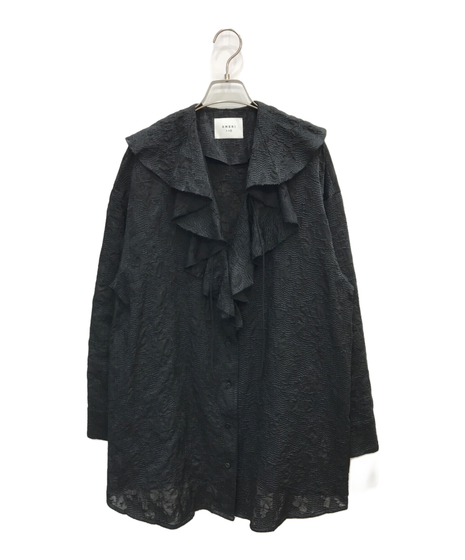 中古・古着通販】Ameri (アメリ) 2WAY EMBROIDERY RUFFLE BLOUSE 中古・古着通販】Ameri (アメリ) 2WAY EMBROIDERY RUFFLE BLOUSE
