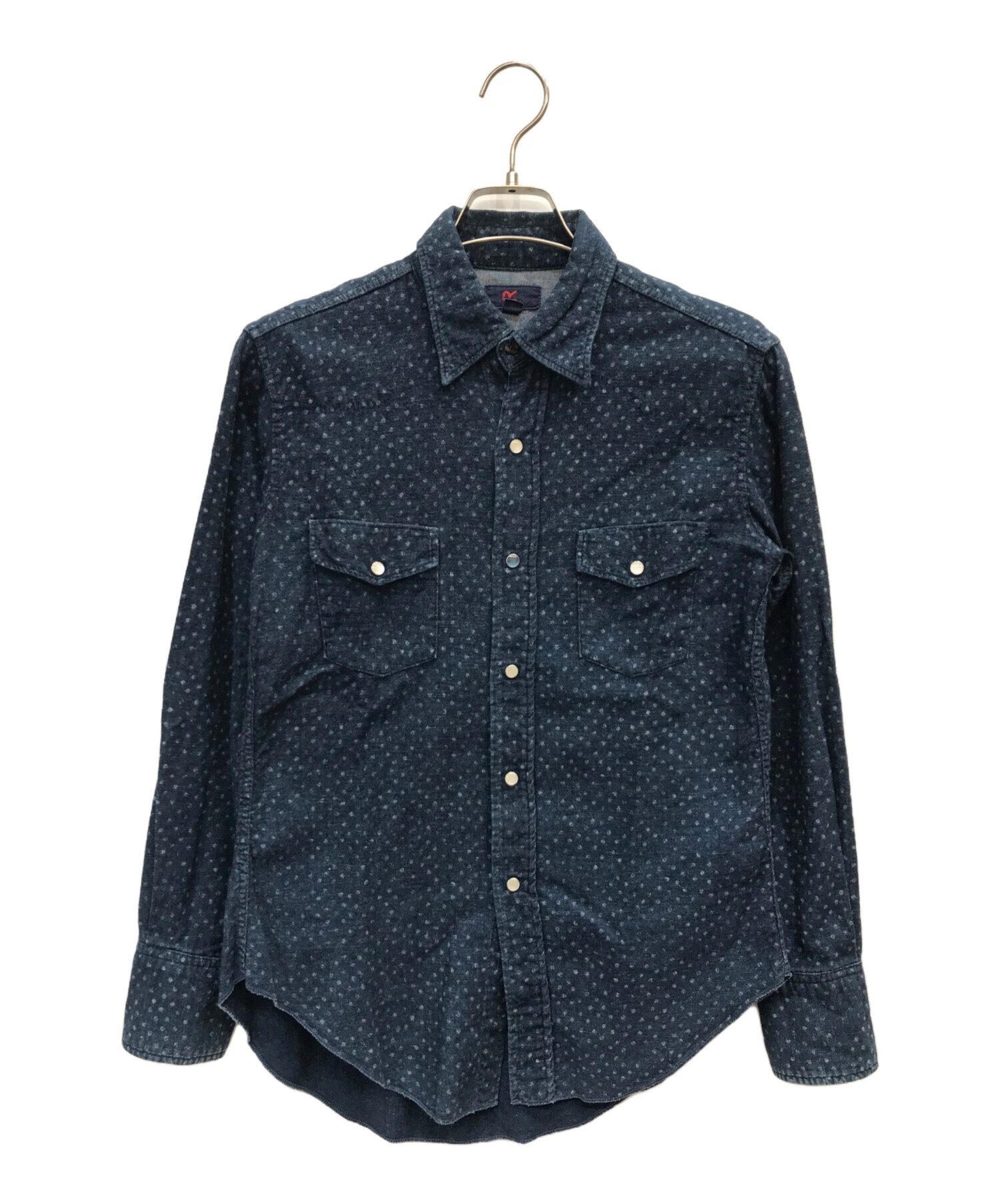 45R フォーティーファイブアール カジュアルシャツ メンズ 【古着】【中古】 中古・古着通販】45R (フォーティーファイブアール) シャツ ネイビー