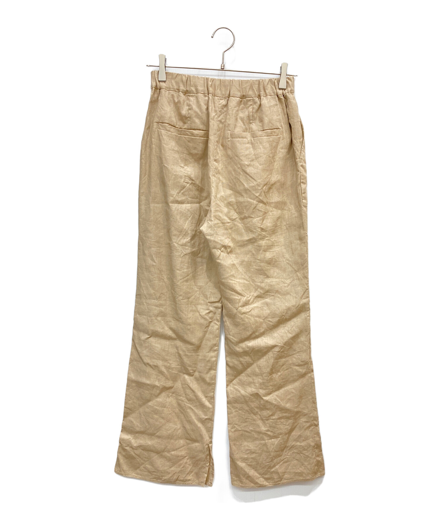 中古・古着通販】IENA (イエナ) フレンチリネンパンツ ブラウン サイズ  