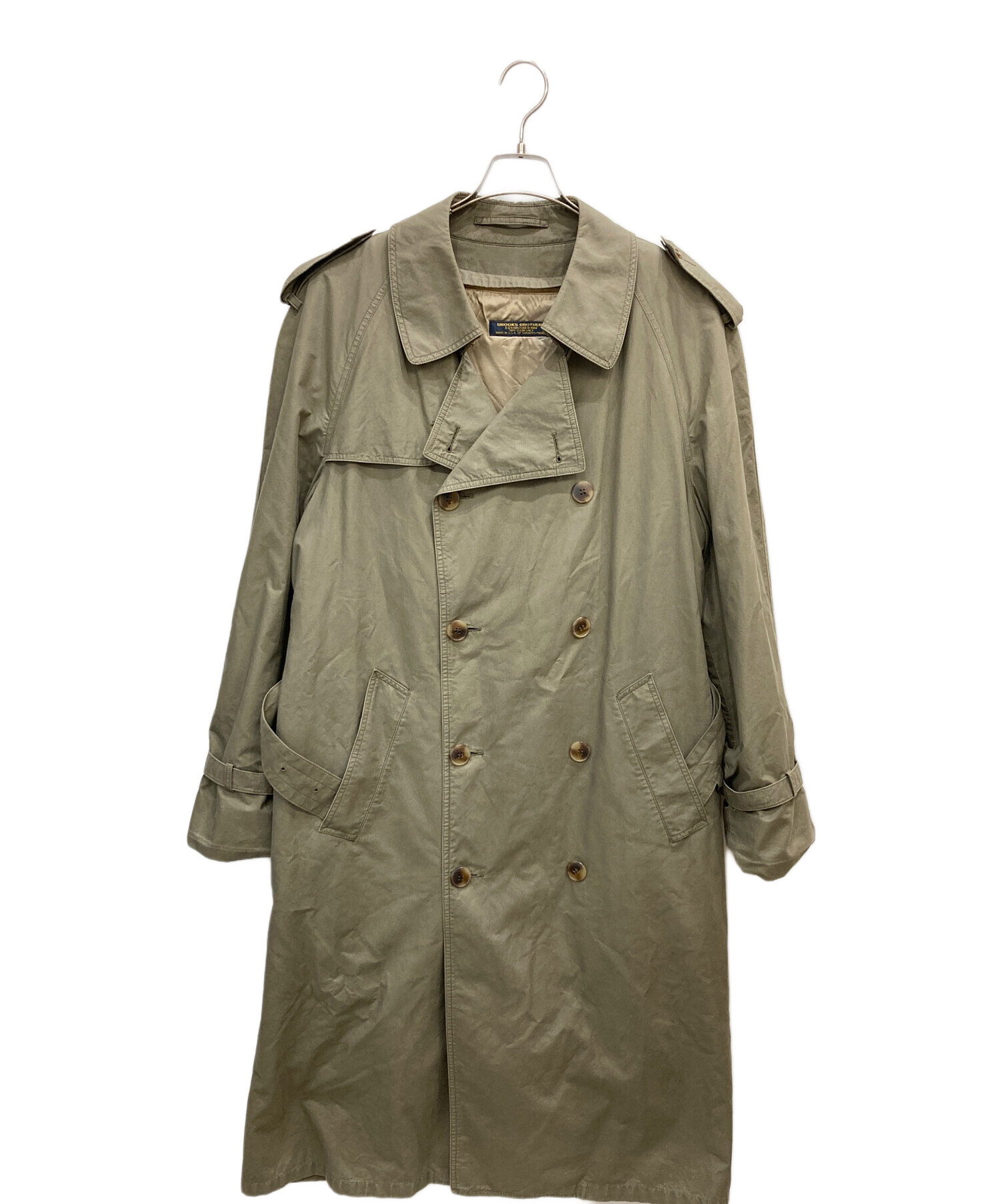 BROOKS BROTHERS ライナー付きトレンチコート 中古・古着通販】BROOKS BROTHERS (ブルックスブラザーズ) ライナー