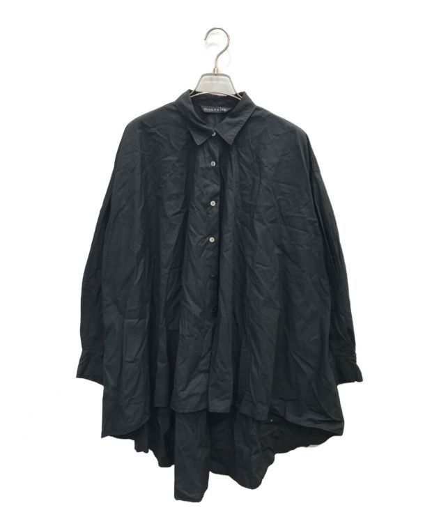 中古・古着通販】mizuiro-ind (ミズイロインド) ワイドシャツ ブラック 