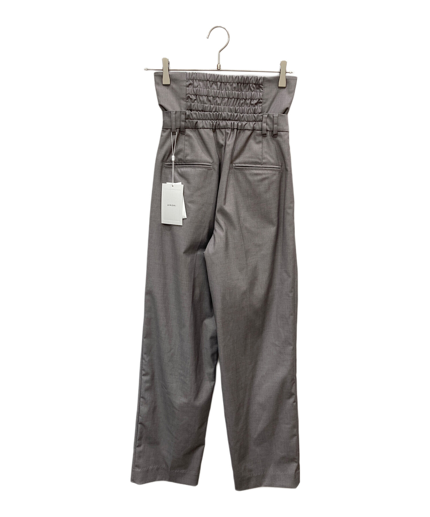中古・古着通販】Ameri (アメリ) VALLEY HIGH WAIST PANTS グレー 