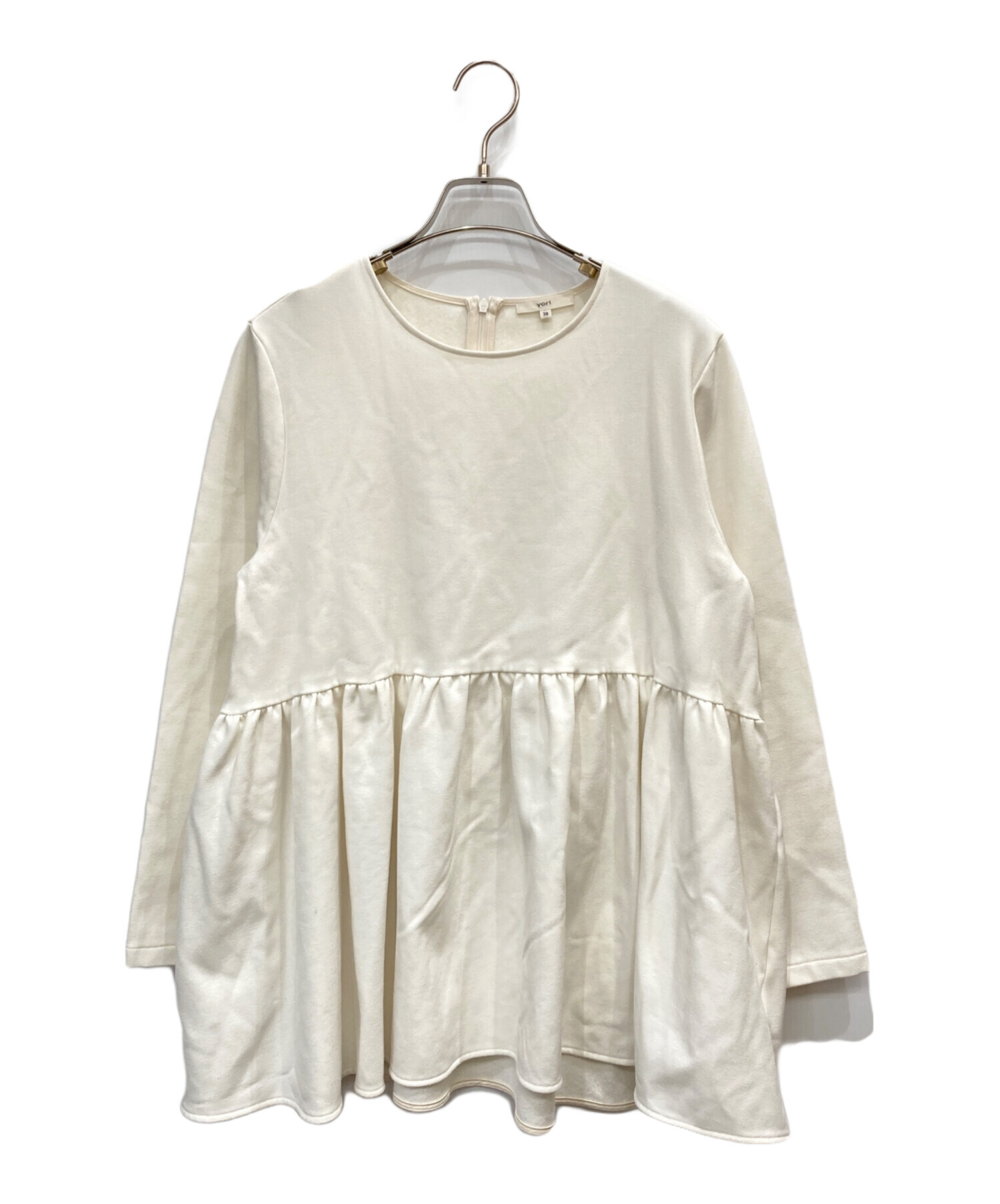 yoriのブラウス38サイズ yoriブラウスホワイト38 【公式通販】