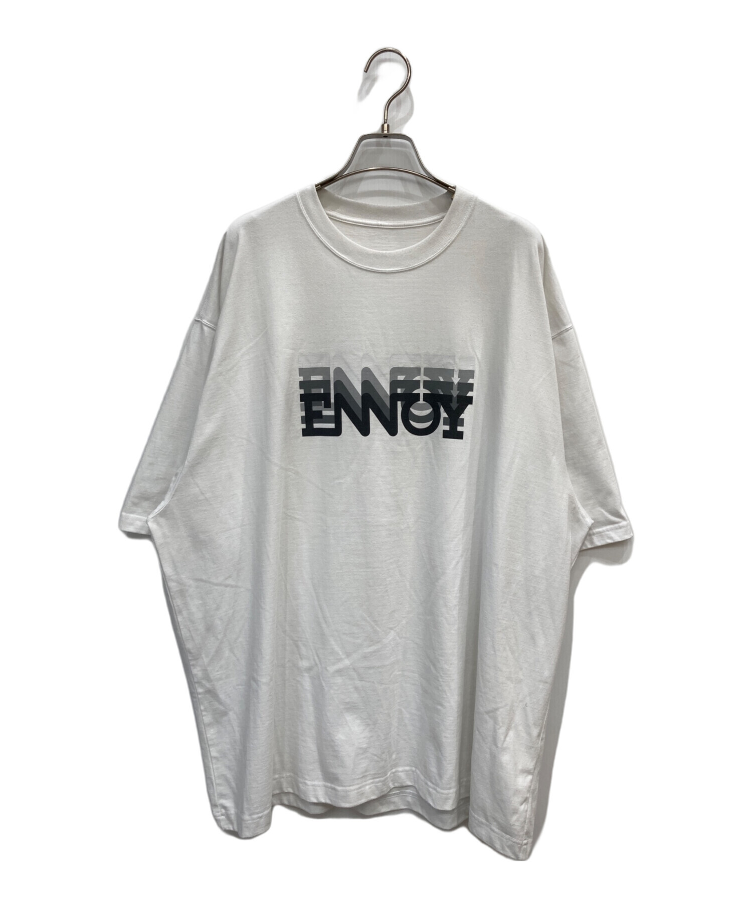 中古・古着通販】ENNOY (エンノイ) Tシャツ ホワイト サイズ:XXL