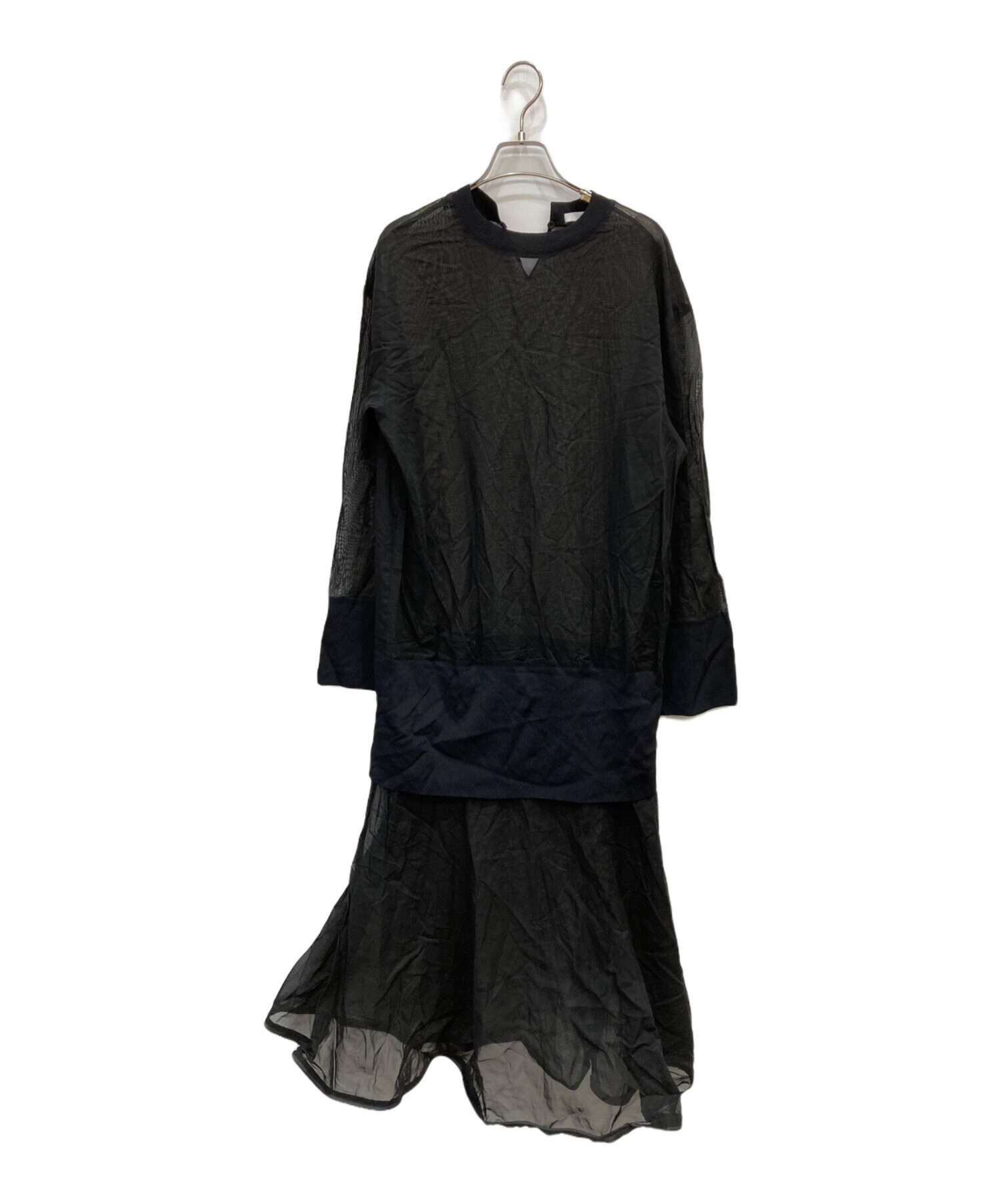 UN3D. ◌ シアーレイヤードワンピース