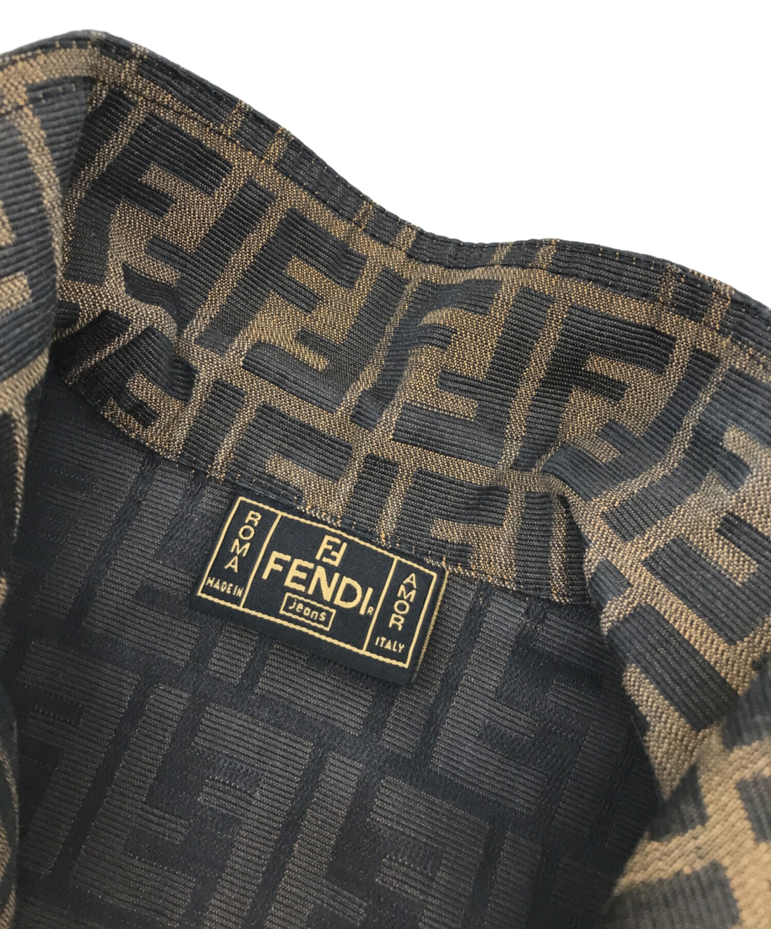 FENDI ズッカ柄 ベスト 中古】 Fendi フェンディ ズッカ柄 ベスト