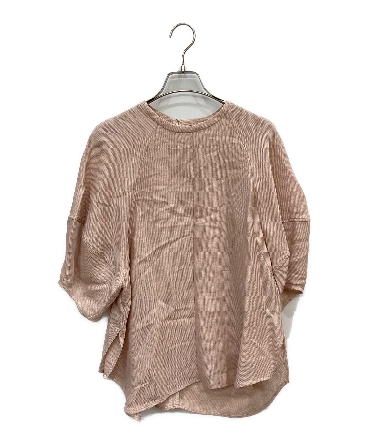 中古・古着通販】CLANE (クラネ) MESH FORM SLEEVE BLOUSE ピンク