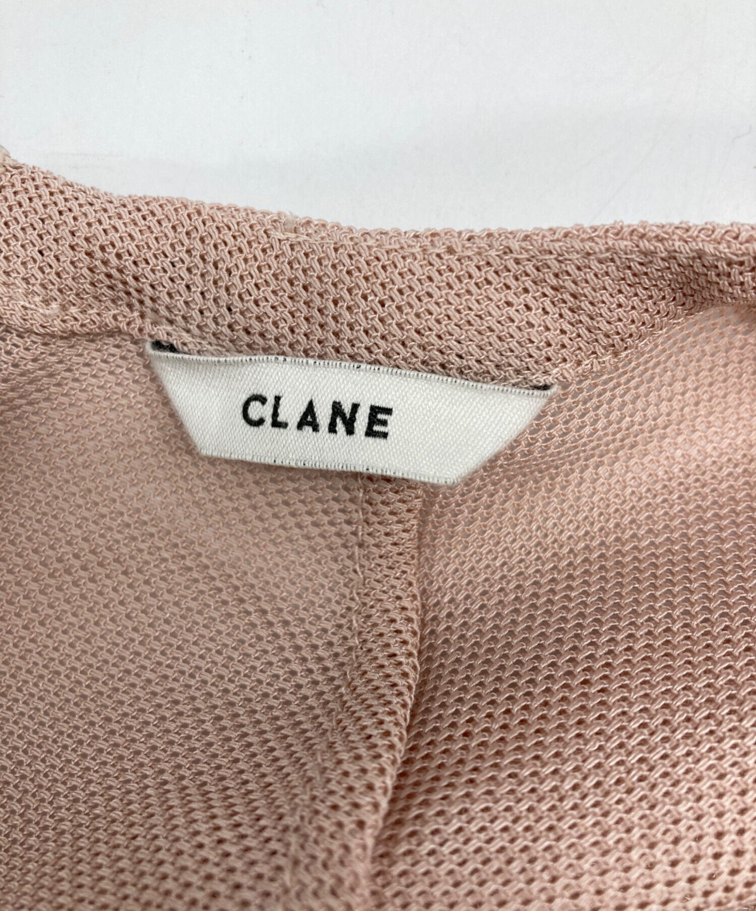中古・古着通販】CLANE (クラネ) MESH FORM SLEEVE BLOUSE ピンク