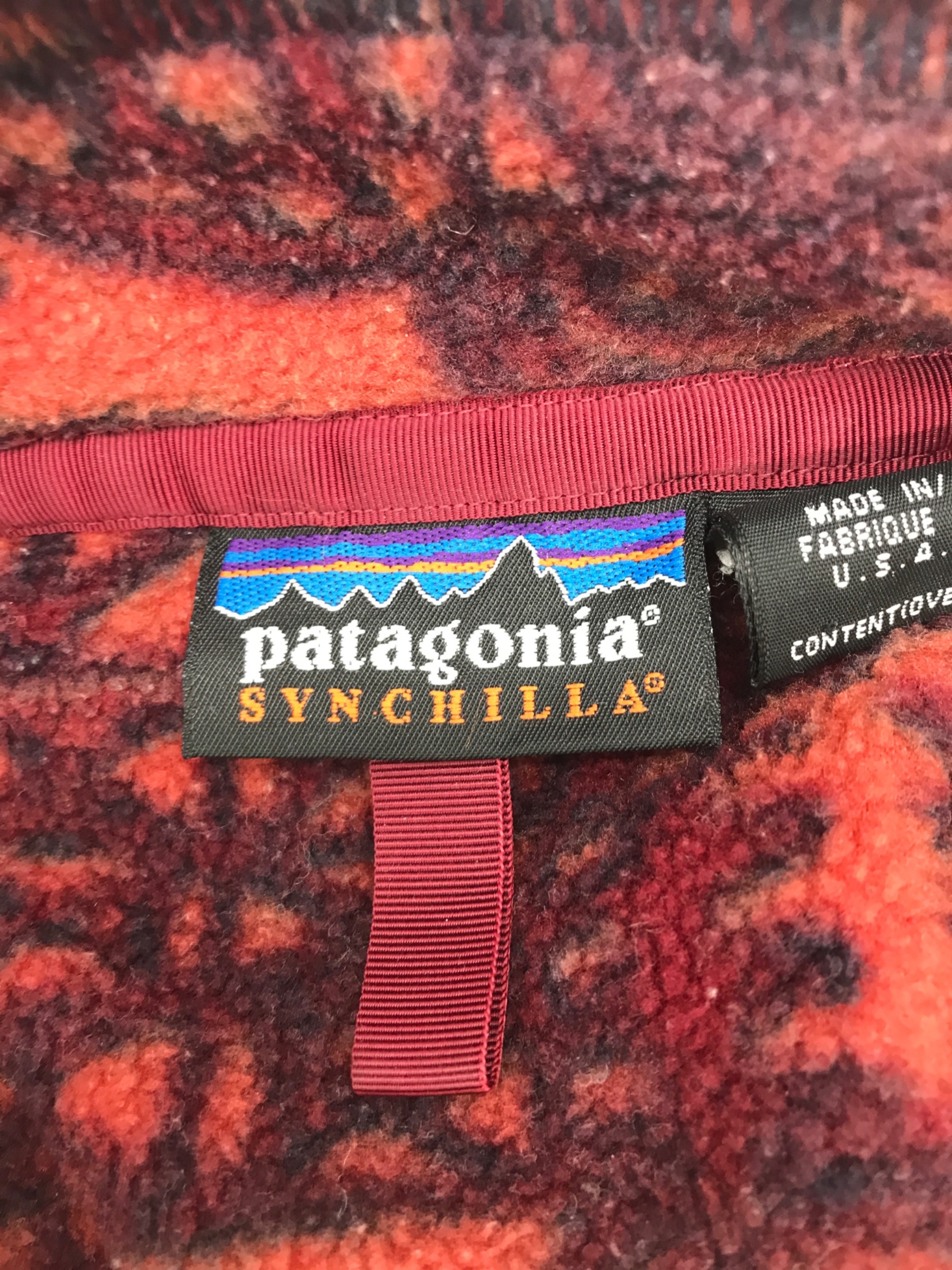 中古・古着通販】Patagonia (パタゴニア) 90'S総柄シンチラスナップT