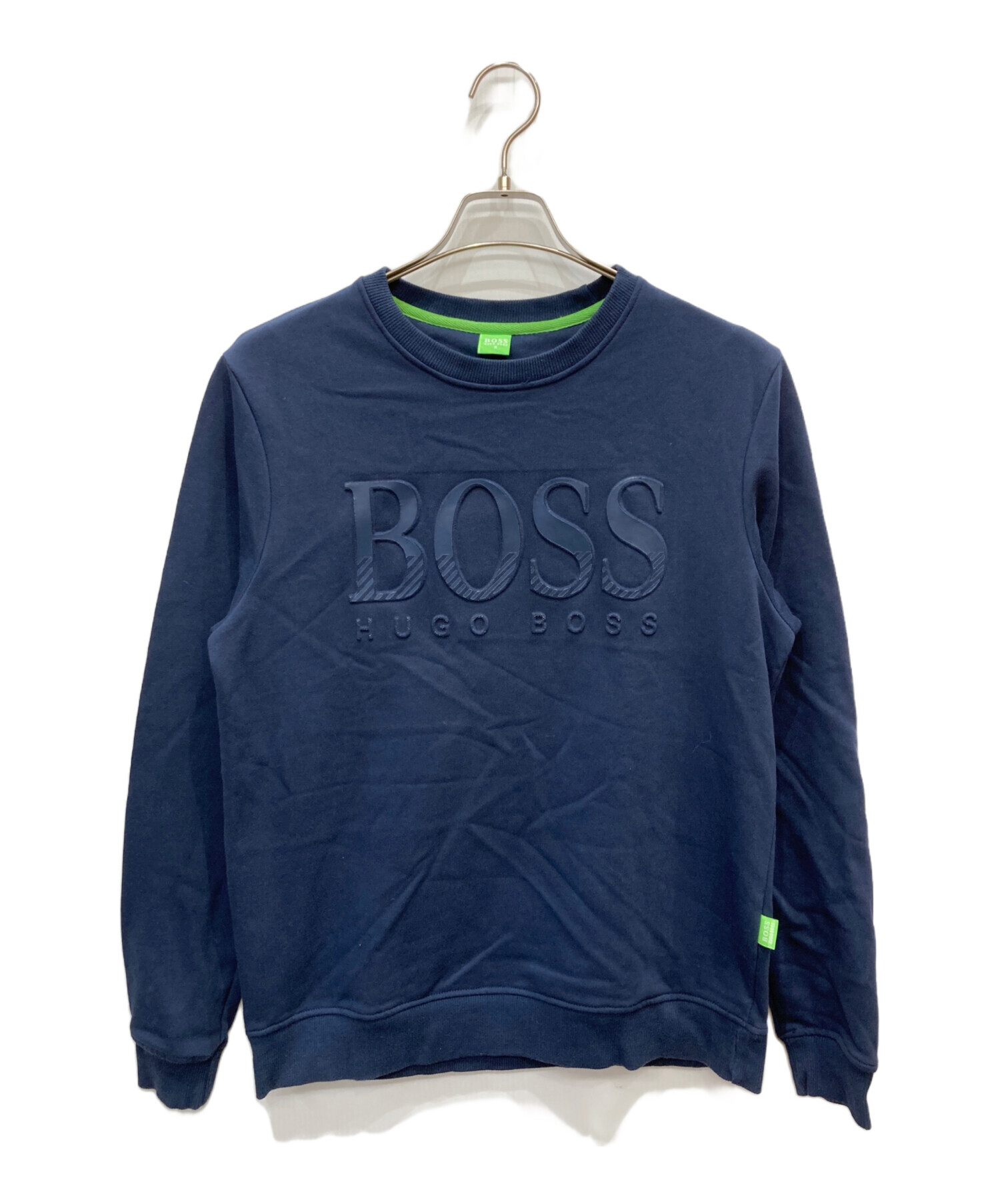 訳ありヒューゴボス 薄手スウェット サイズM ネイビー BOSS HUGO 