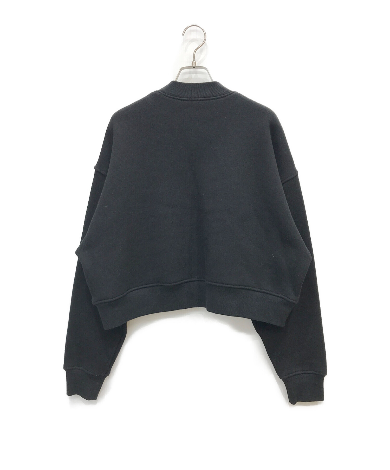 alexander wang ブラック クロップドスウェット アレキサンダーワン