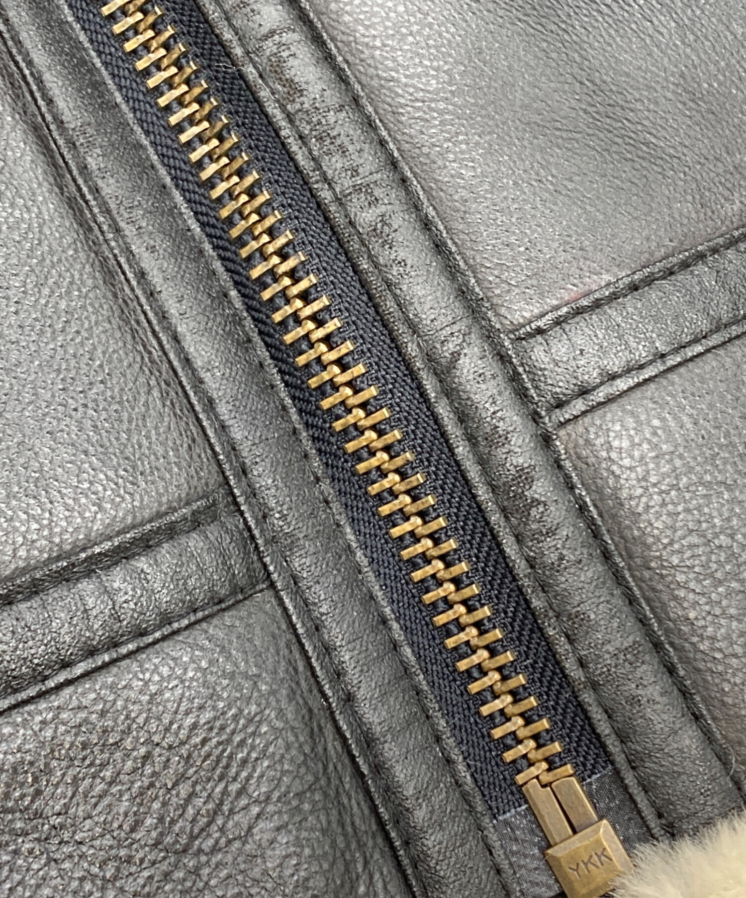 中古・古着通販】BOSS (ボス) B-3レザーライダースジャケット ブラック