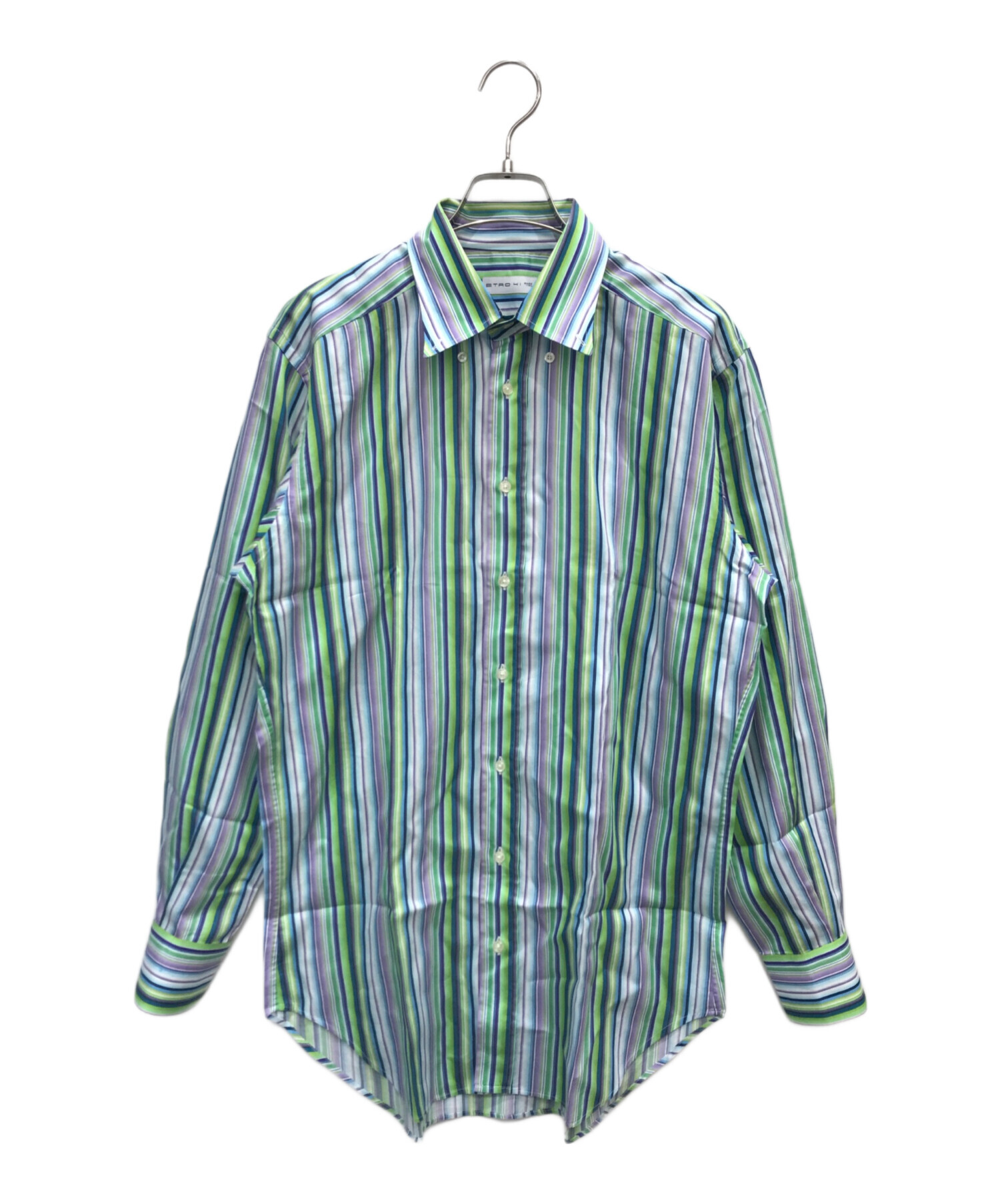 中古・古着通販】ETRO (エトロ) ストライプシャツ マルチカラー