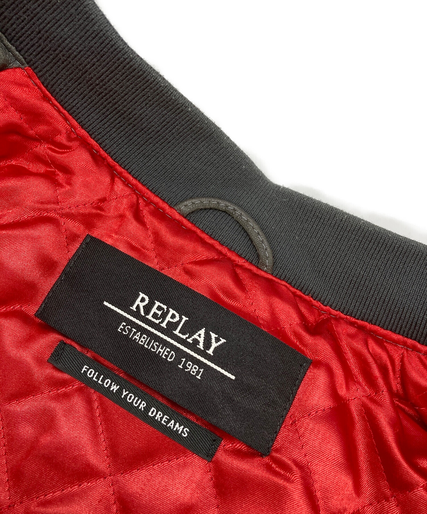 中古・古着通販】REPLAY (リプレイ) レザージャケット グレー サイズ:M