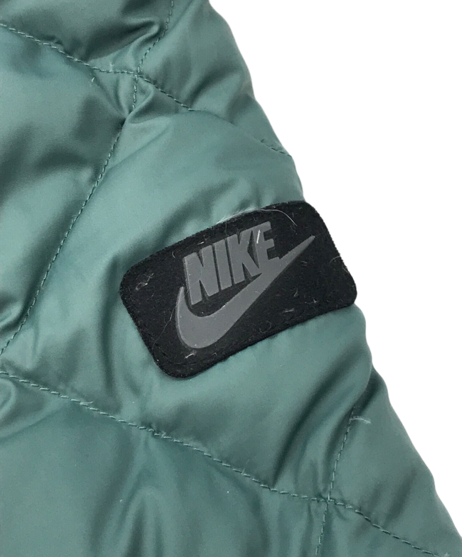 00s Nike ダークグリーン ダウンジャケット リバーシブル 00'sNIKEナイキダウンジャケットメンズリバーシブルxl緑アウター