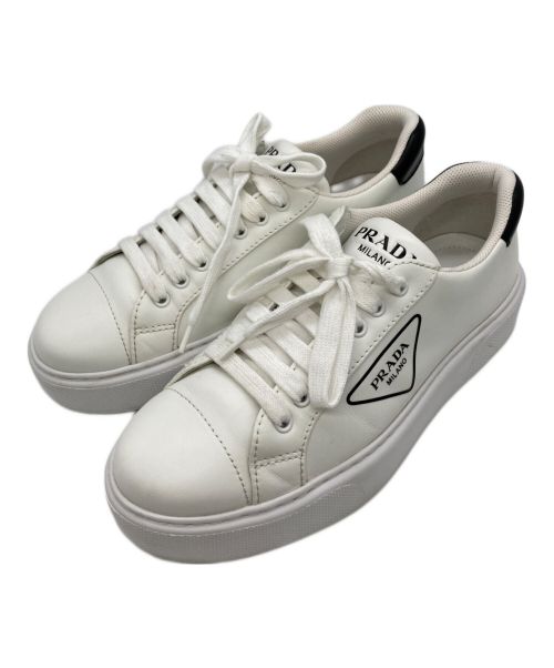 中古・古着通販】PRADA (プラダ) ローカットスニーカー ホワイト