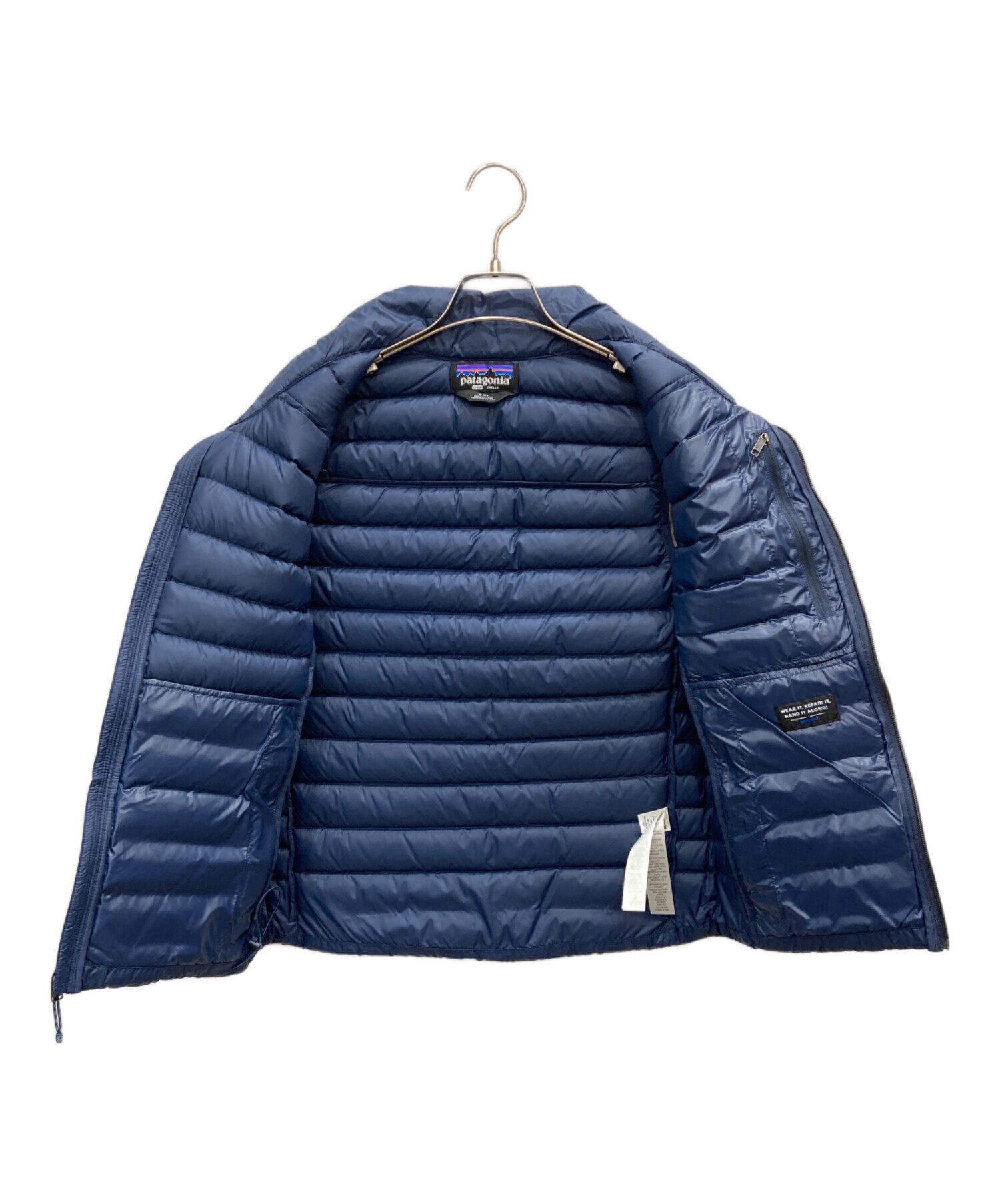 パタゴニア ダウンセーターベスト ネイビー＆ブルー パタゴニアダウン