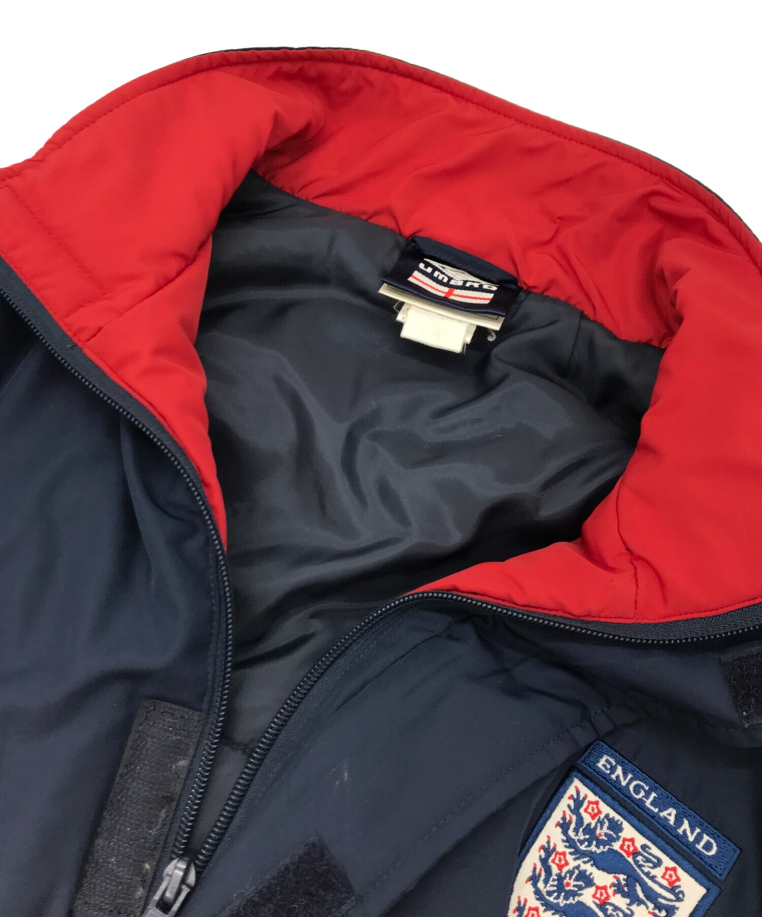 中古・古着通販】UMBRO (アンブロ) 中綿ジャケット ネイビー サイズ 
