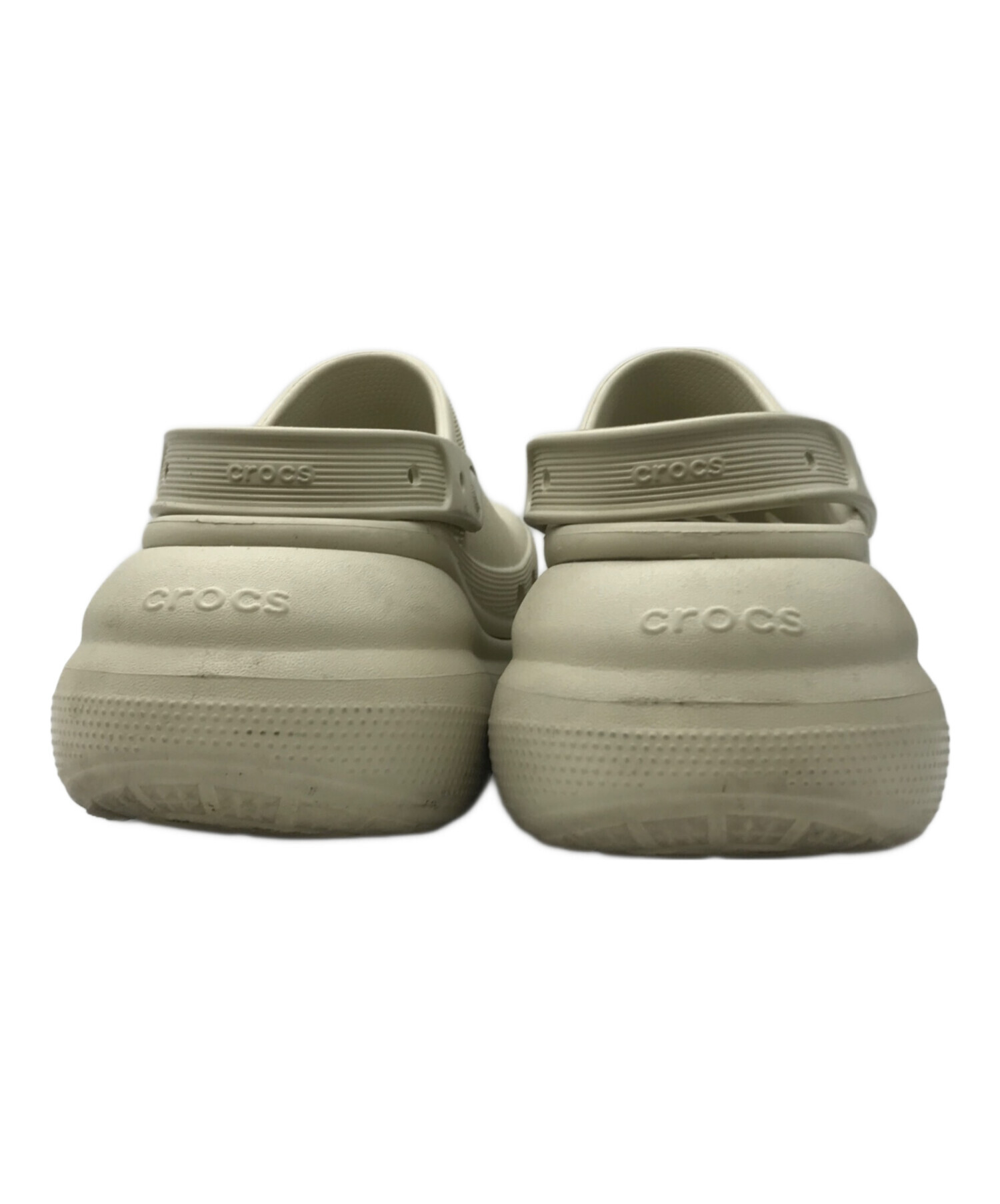 中古・古着通販】crocs (クロックス) MEGA CRUSH CLOG ベージュ サイズ