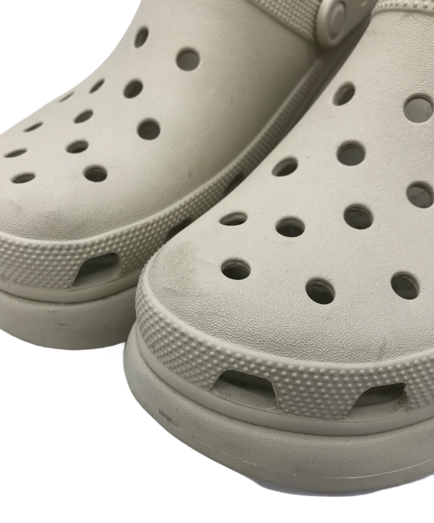 中古・古着通販】crocs (クロックス) MEGA CRUSH CLOG ベージュ サイズ