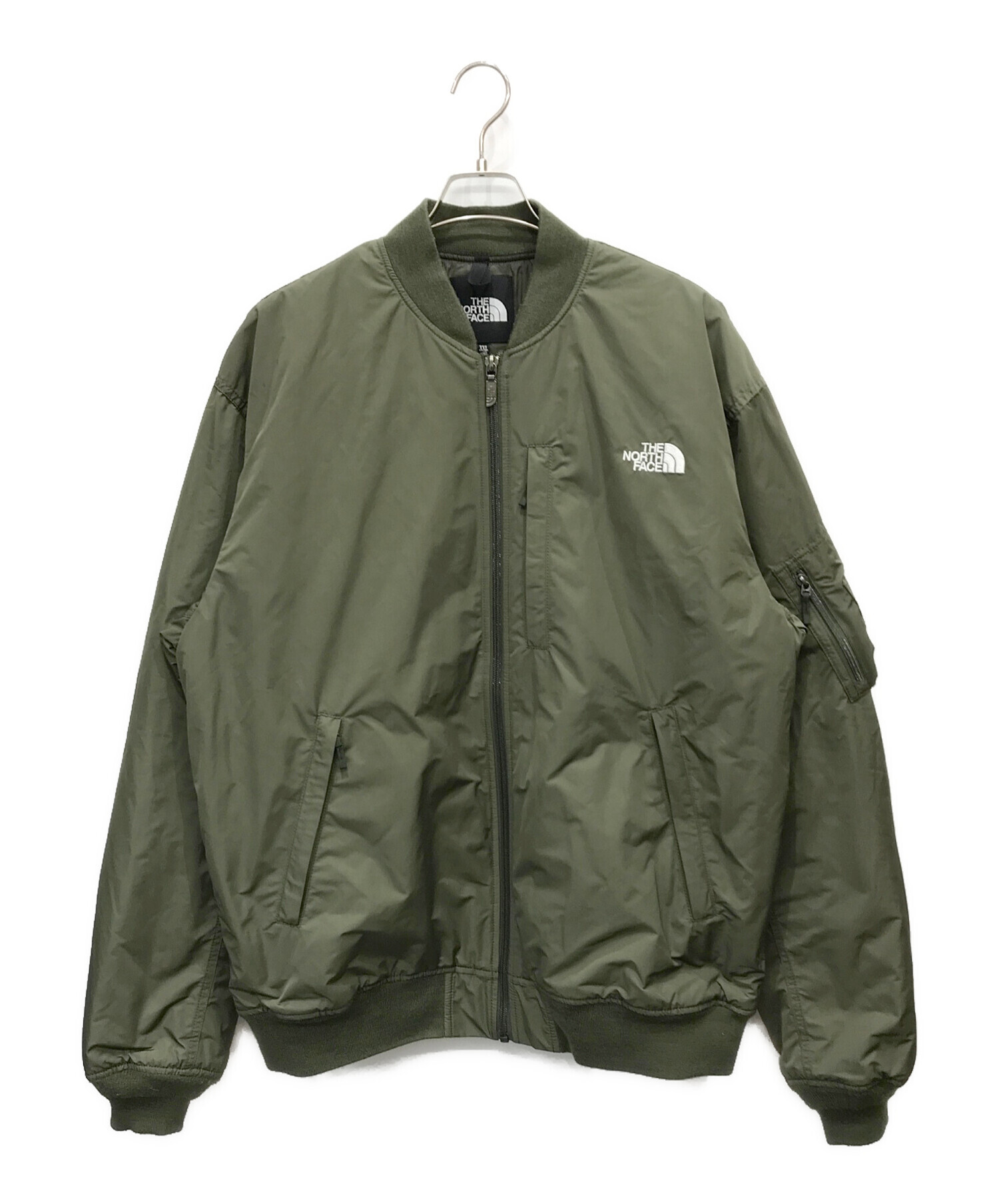 THE NORTH FACE bomber jacket オリーブ Lサイズ 中古・古着通販】THE NORTH FACE (ザ ノース フェイス) Insulation