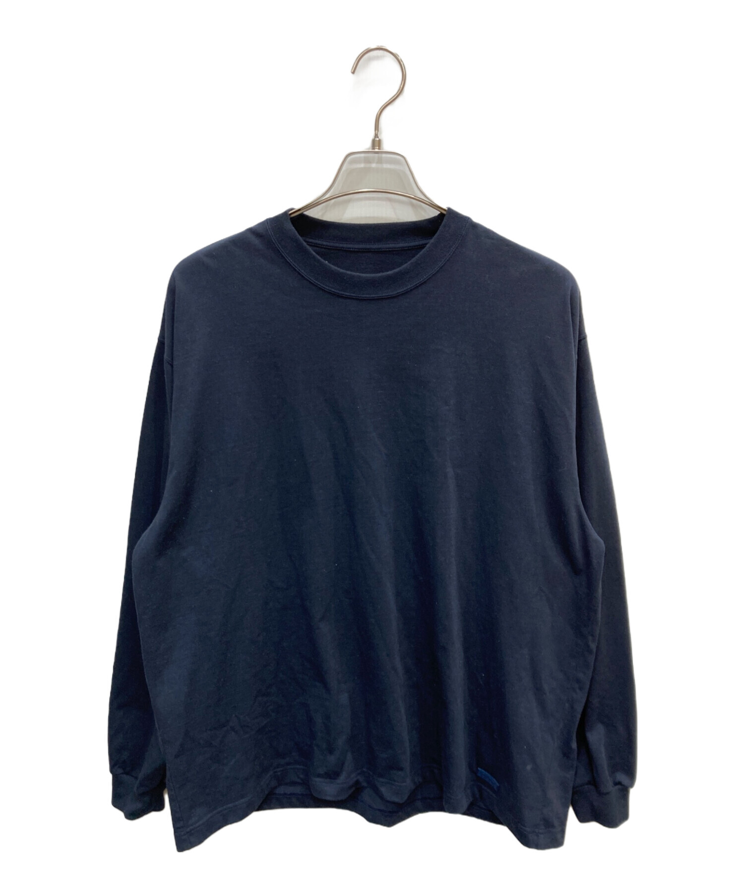 中古・古着通販】ENNOY (エンノイ) ロングスリーブTシャツ ネイビー 