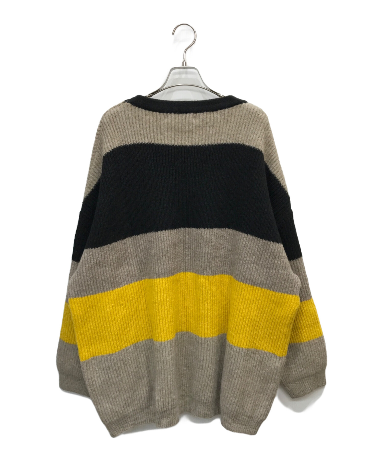 中古・古着通販】Paul Smith (ポールスミス) vネックボーダーウール  