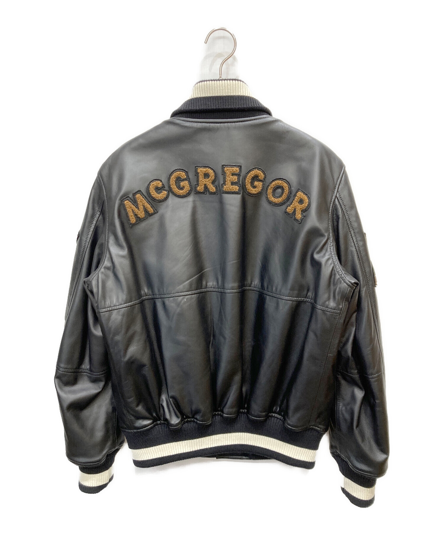 中古・古着通販】McGREGOR (マックレガー) レザースタジャン ブラック 